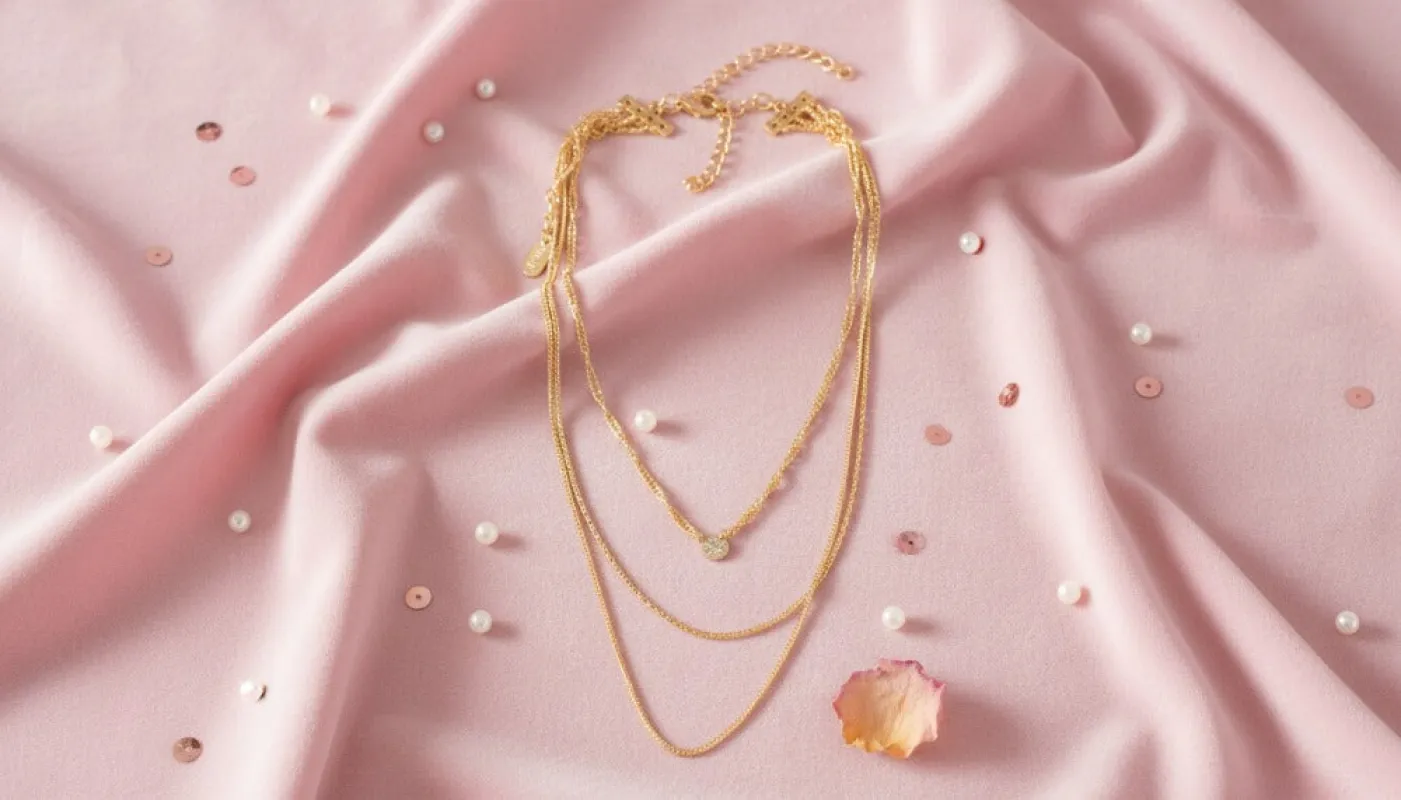 Layered Gold Necklace sold by Charming Charlie