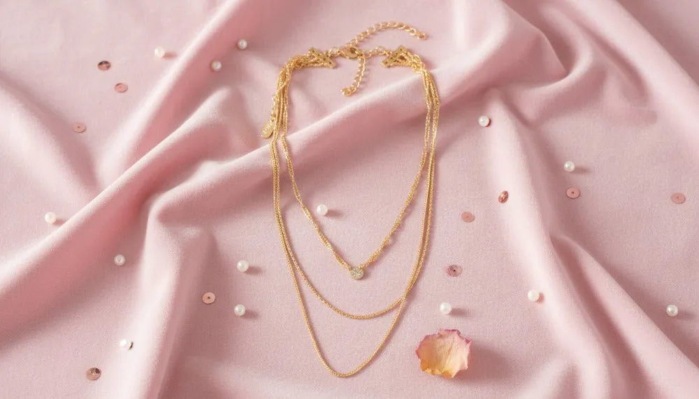 Layered Gold Necklace sold by Charming Charlie