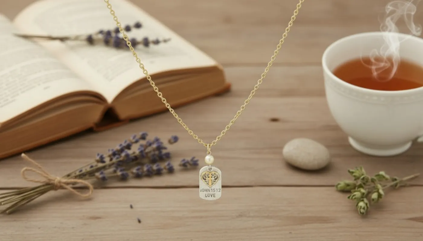 Love Commanded Necklace sold by Charming Charlie