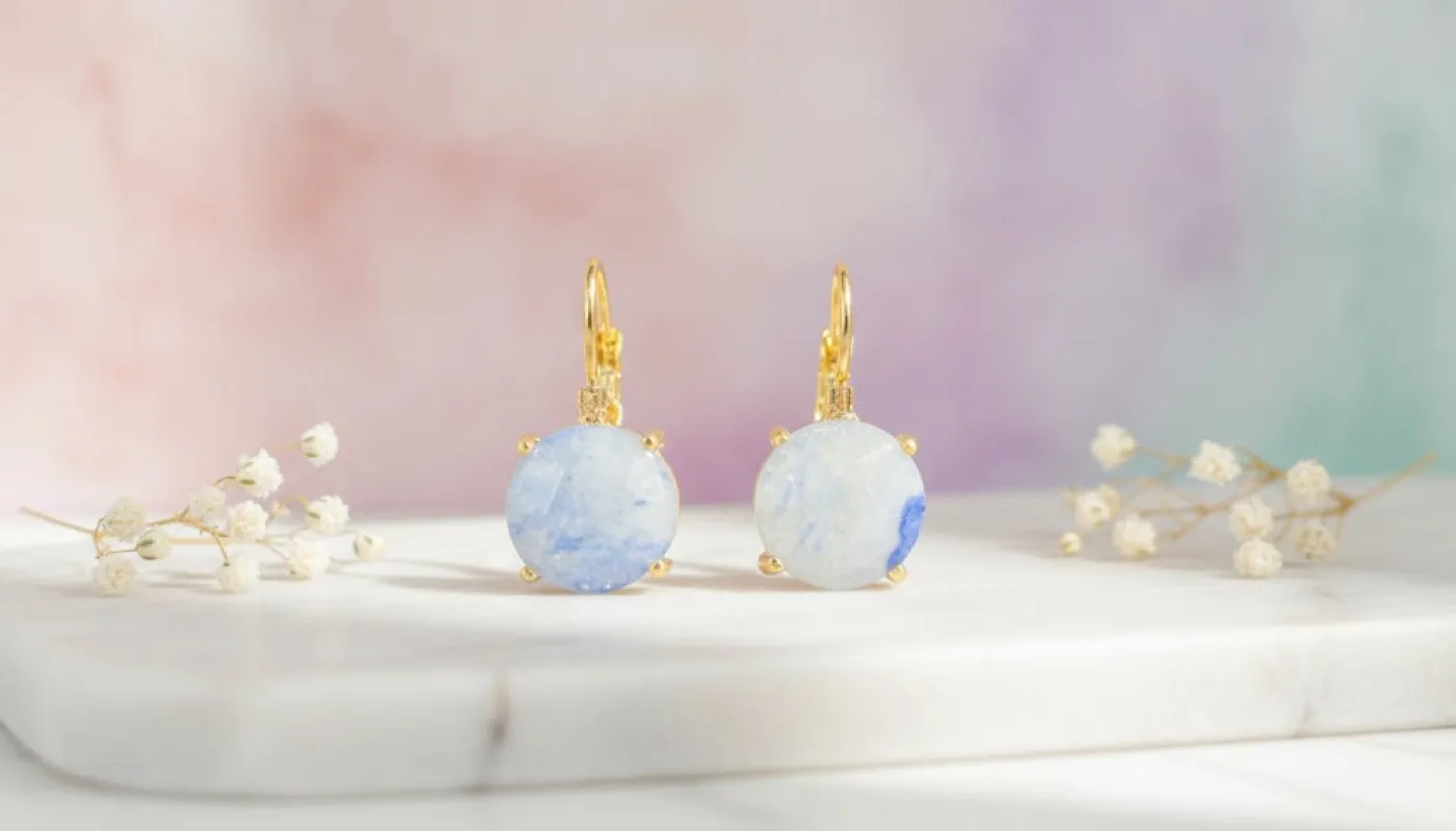 Moonlit Blue Drop Earring sold by Charming Charlie