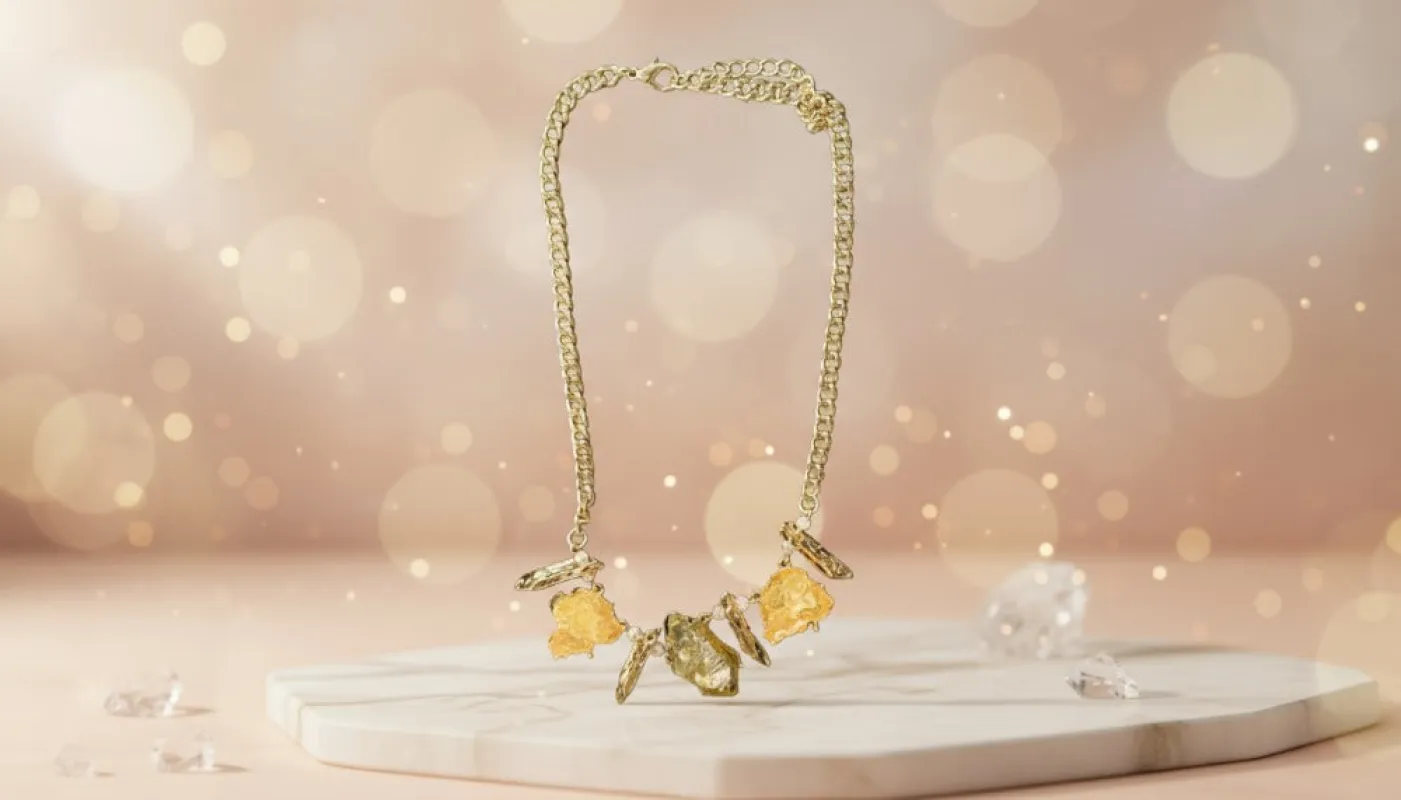 Sunstone Majesty Necklace sold by Charming Charlie