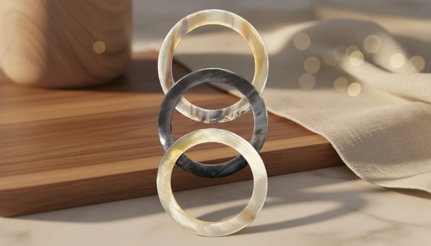 Polished Mother-Of-Pearl Bangle Bracelets sold by Charming Charlie