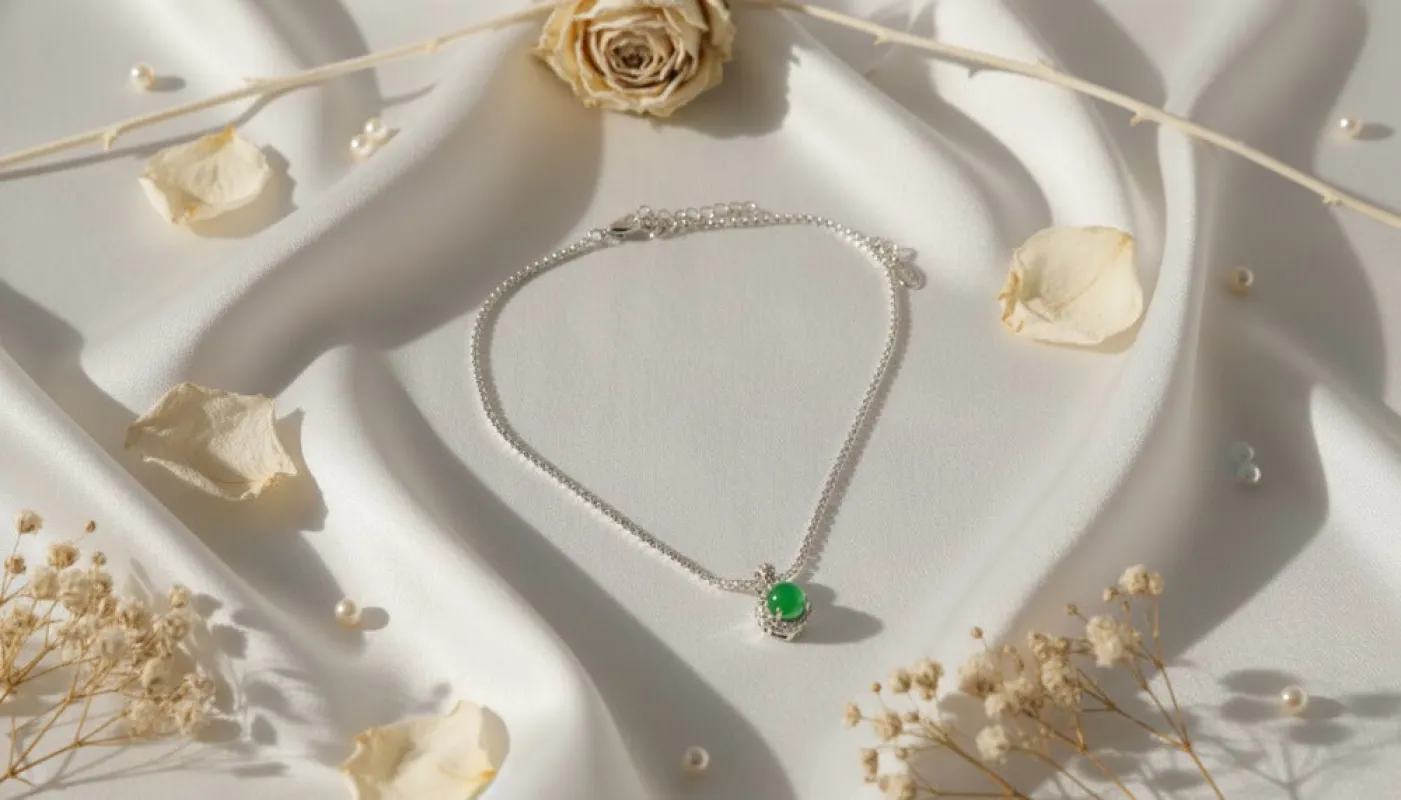 Eternal Jade Necklace sold by Charming Charlie