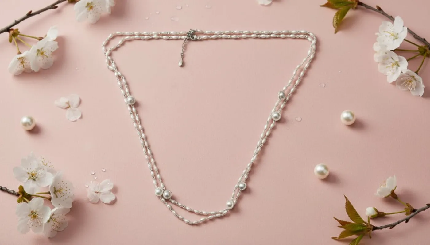 Double Strand Pearl Necklace sold by Charming Charlie