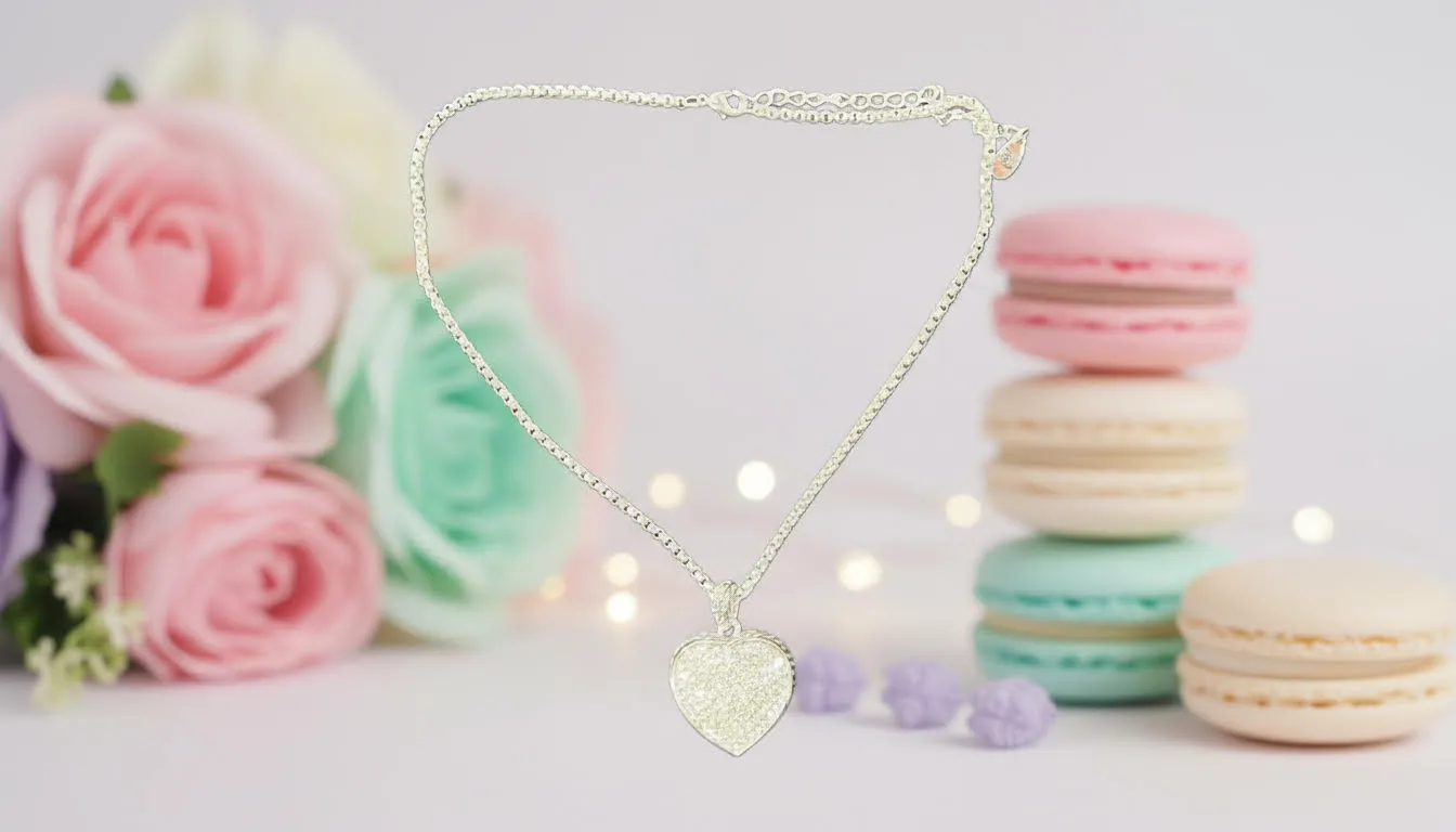 Sweet Heart Charm Necklace sold by Charming Charlie