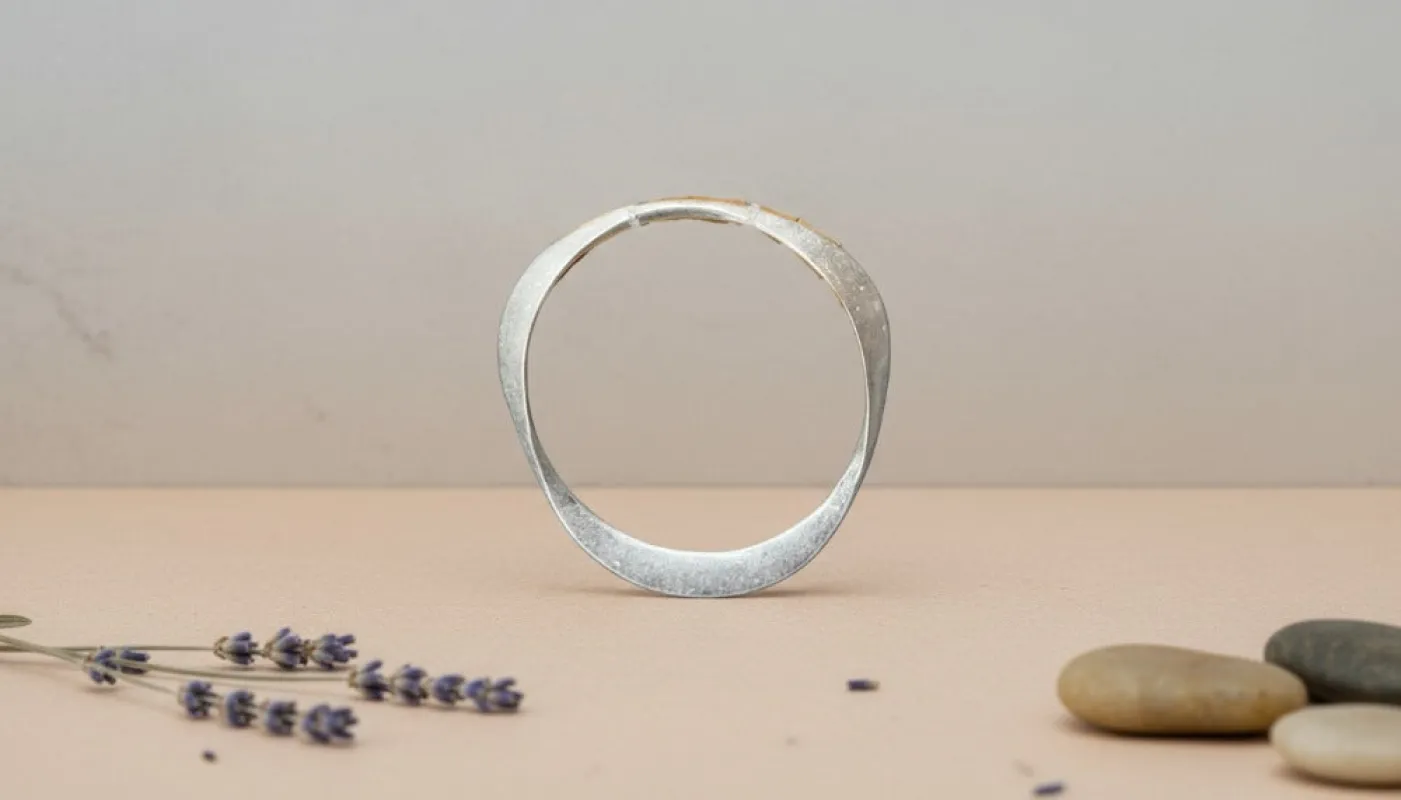 Silver Cylinder Bracelet made by Charming Charlie