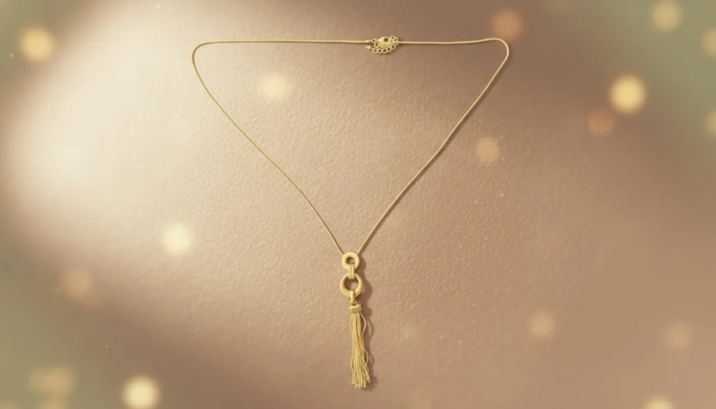 Tassel Looped Necklace sold by Charming Charlie