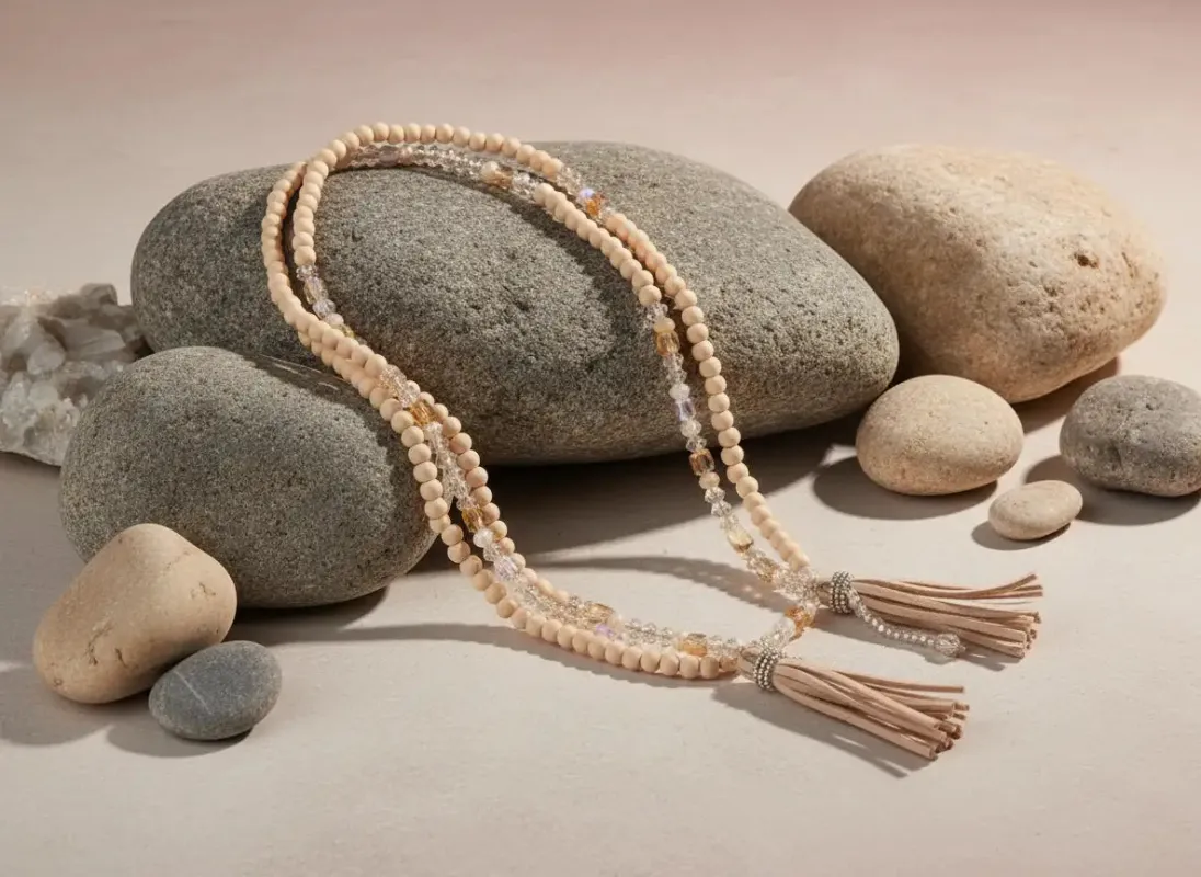 Crystal Glow Boho Necklace sold by Charming Charlie