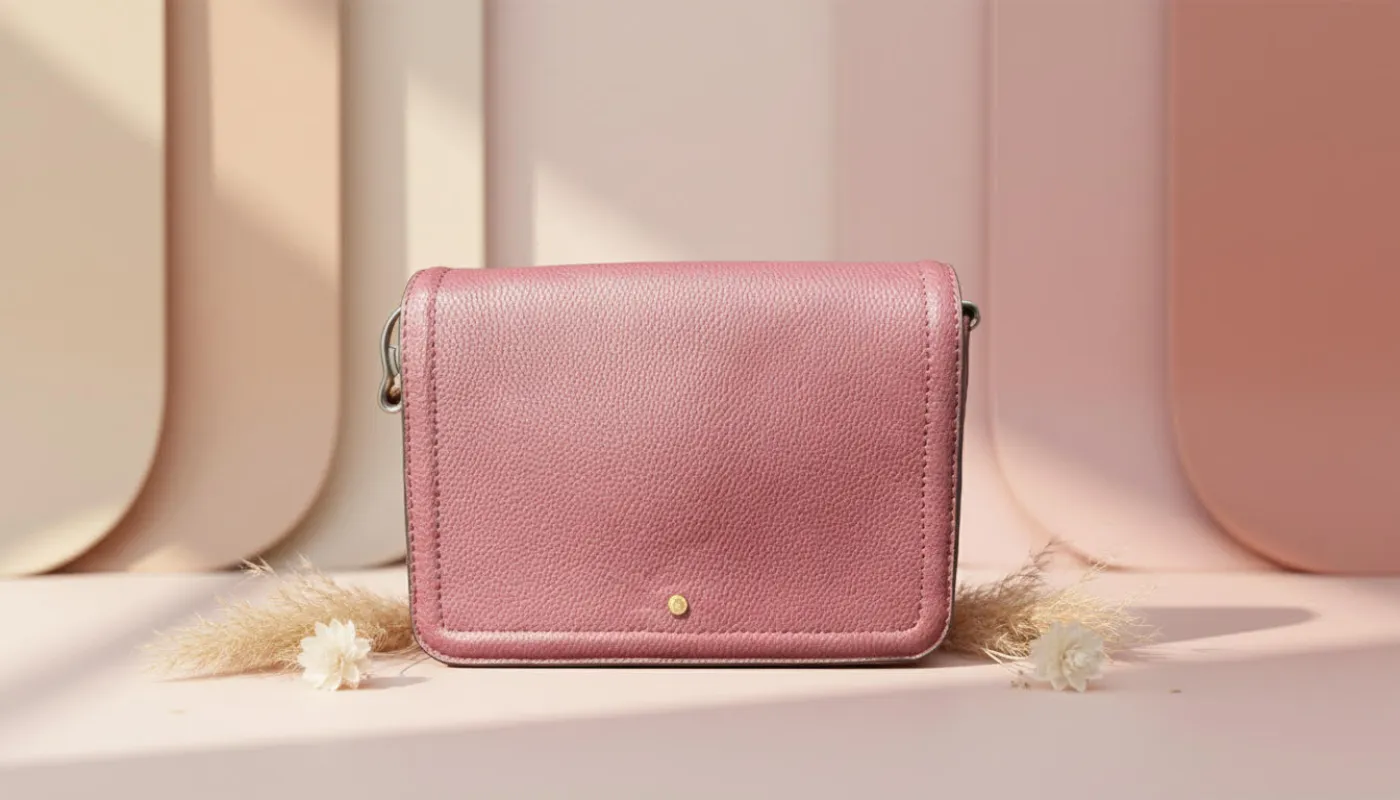 Pink Leather Crossbody Bag sold by Charming Charlie