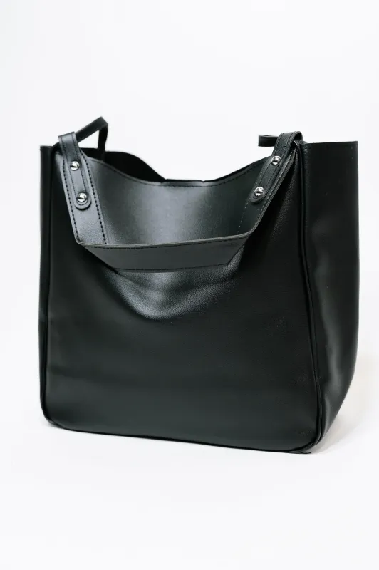 My Whole Life Shoulder Bag in Black sold by Charming Charlie