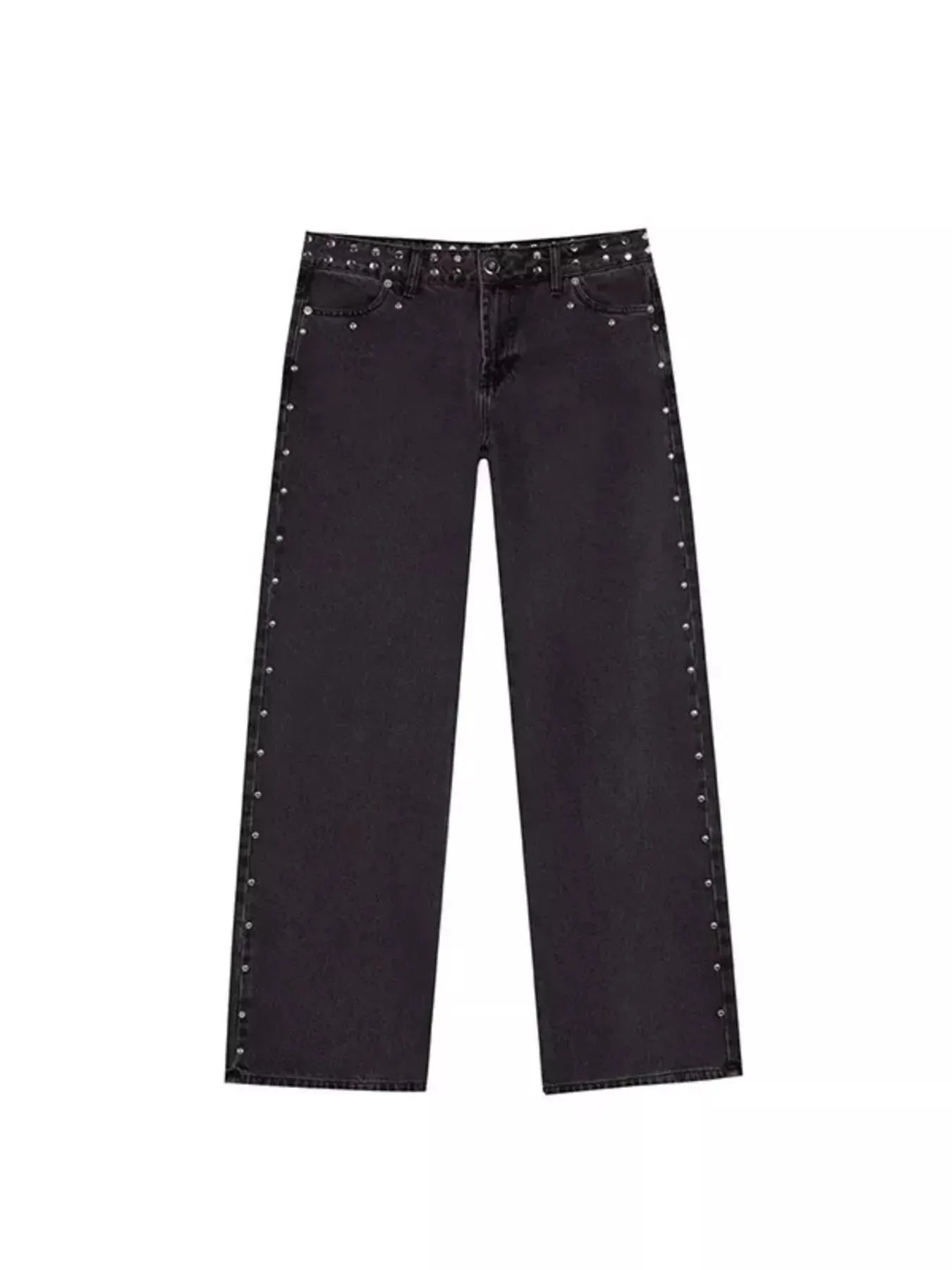 Leopard Star Patches Wide Leg Jeans sold by Charming Charlie product image thumbnail 3
