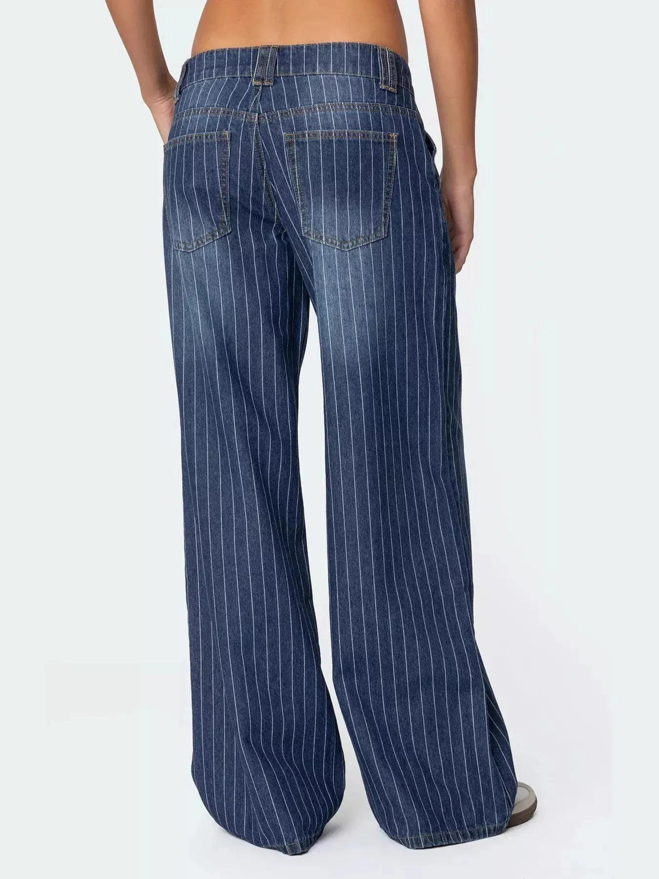 Striped Wide Leg Jeans sold by Charming Charlie product image thumbnail 3