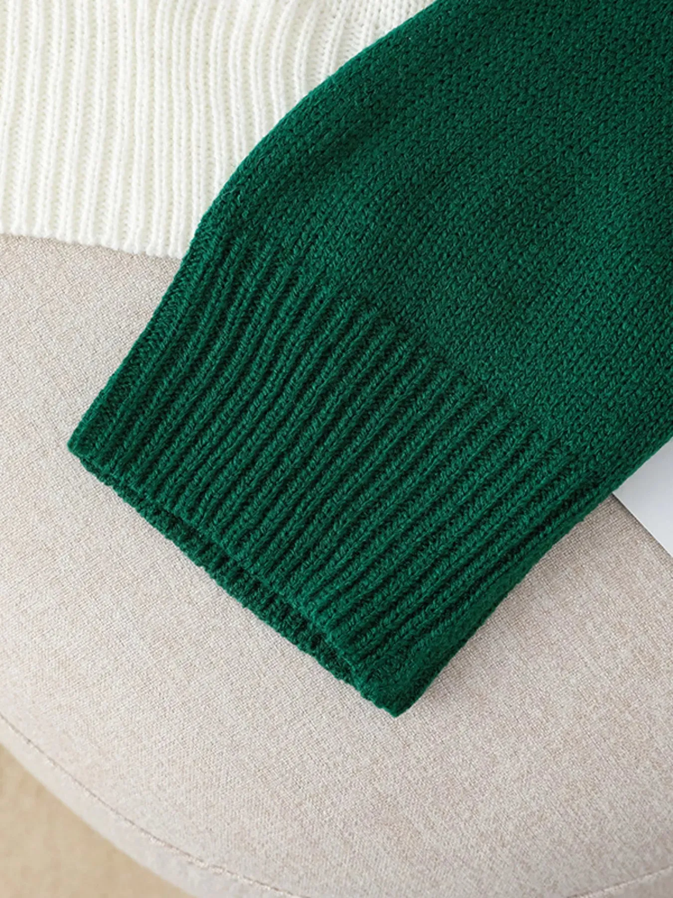 Color Block Button Detail Sweater sold by Charming Charlie product image thumbnail 3