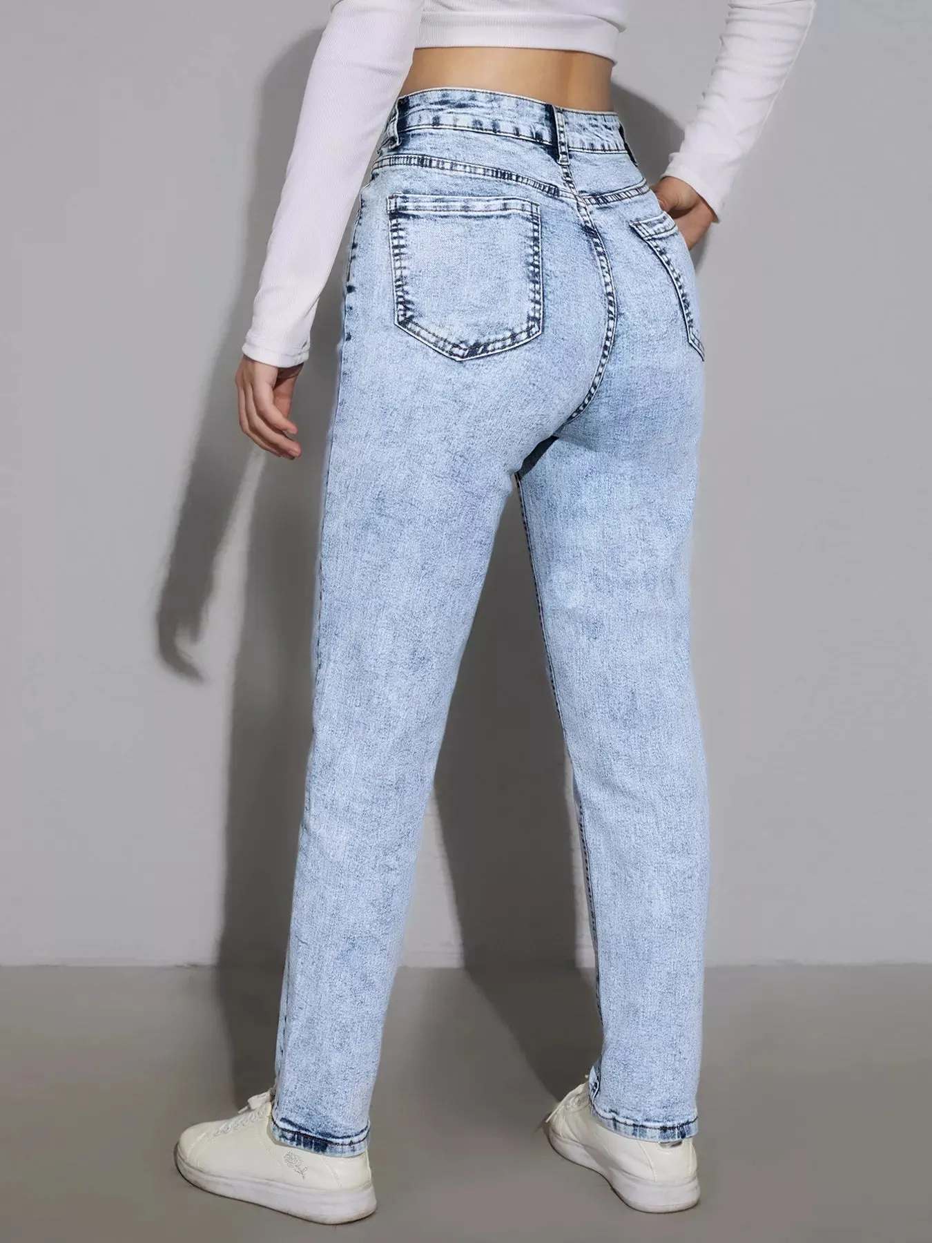 High Waist Slim Fit Jeans sold by Charming Charlie product image thumbnail 2
