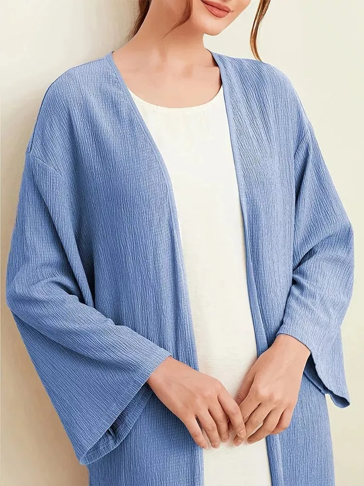 Open Front Long Sleeve Longline Cardigan sold by Charming Charlie product image thumbnail 5