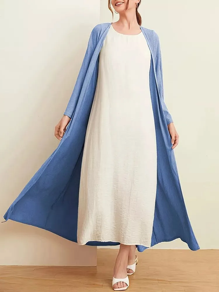 Open Front Long Sleeve Longline Cardigan sold by Charming Charlie product image thumbnail 4