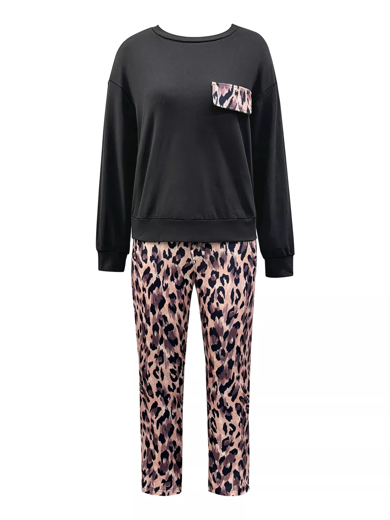 Leopard Print Top and Pants Set sold by Charming Charlie product image thumbnail 3