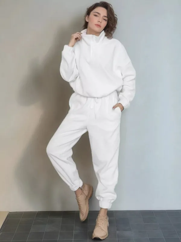 Quarter Zip Sweatshirt and Pants Set sold by Charming Charlie