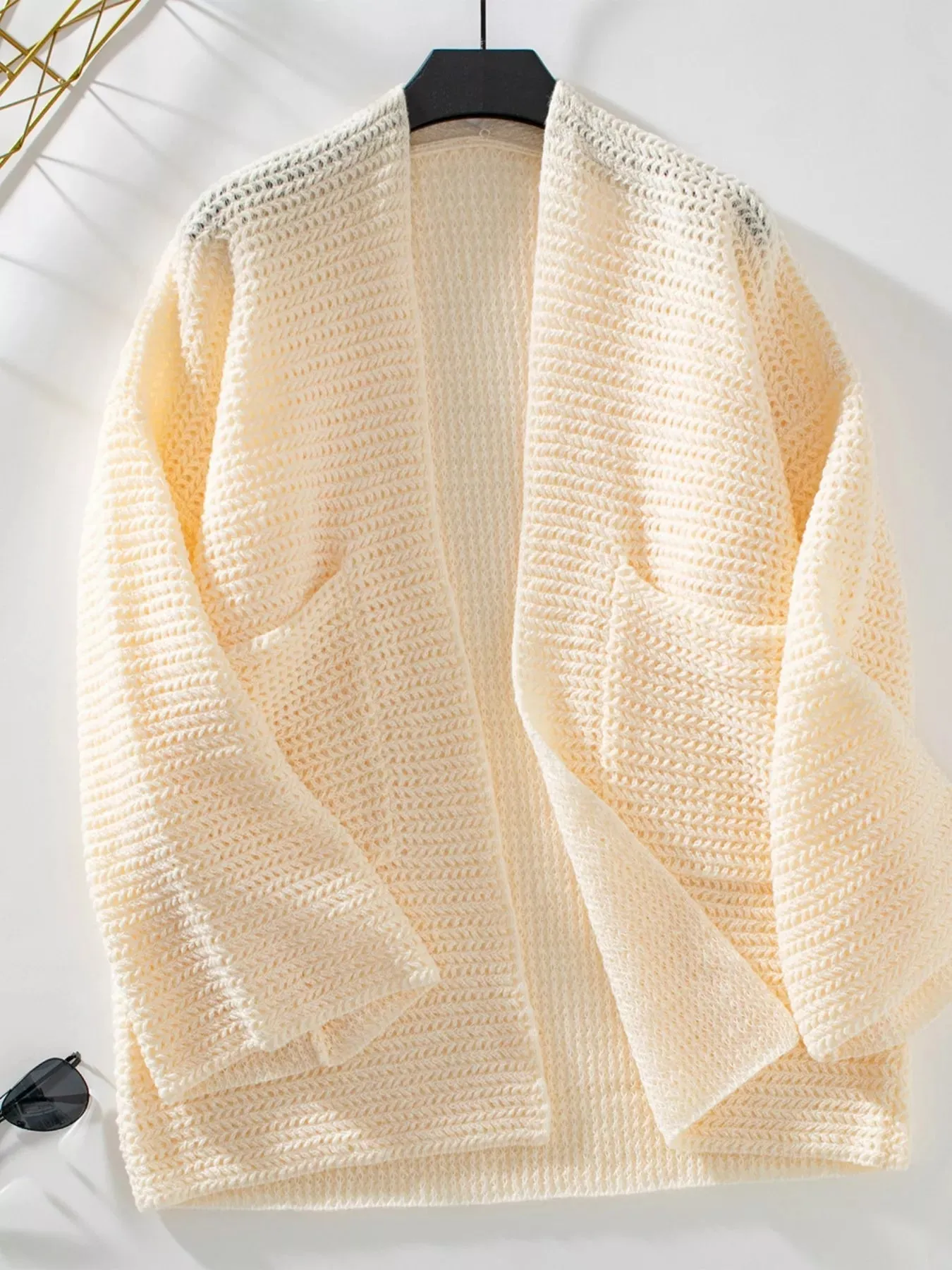 Cozy Knit Open Front Cardigan sold by Charming Charlie product image thumbnail 5