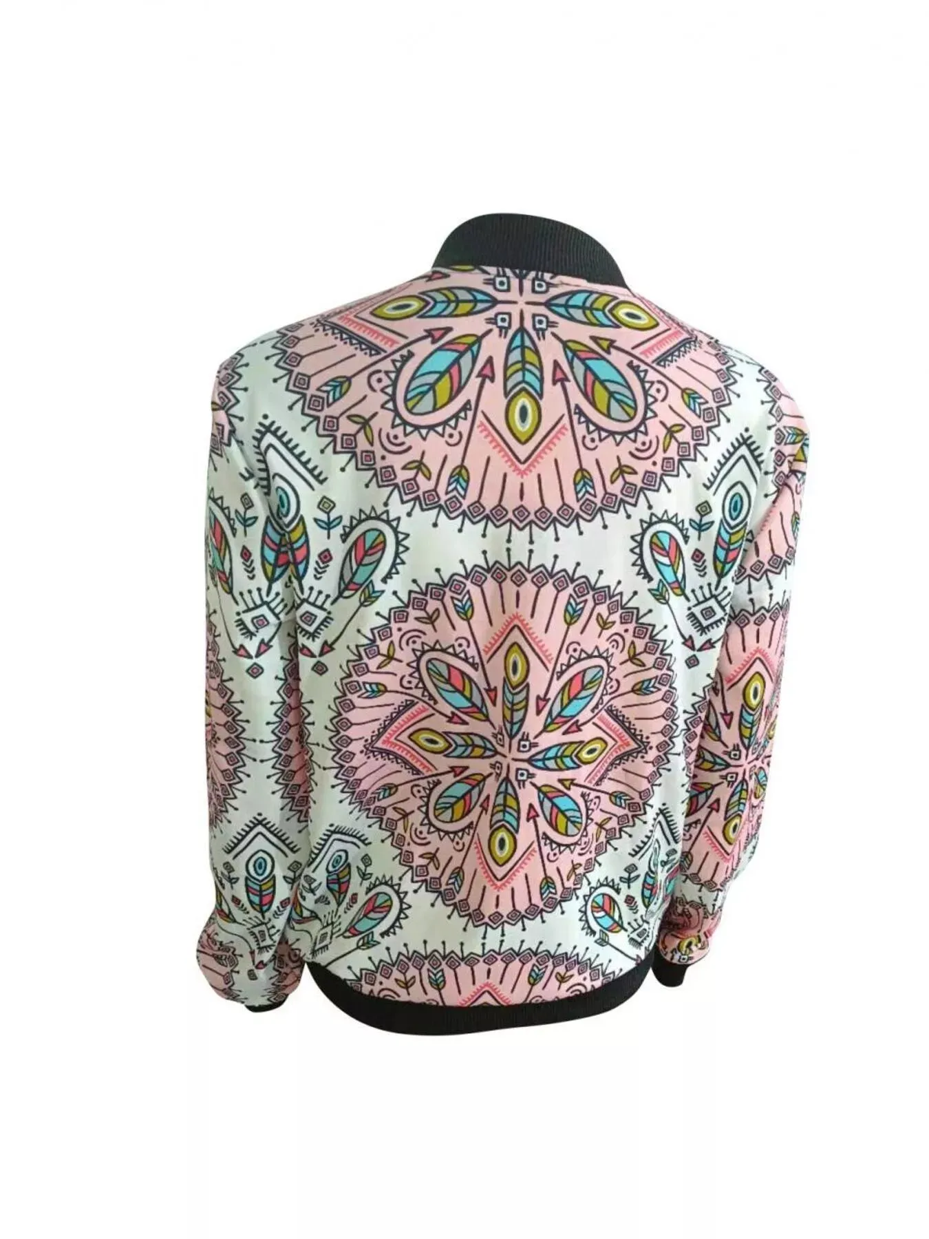 Zip Up Printed Jacket sold by Charming Charlie product image thumbnail 5