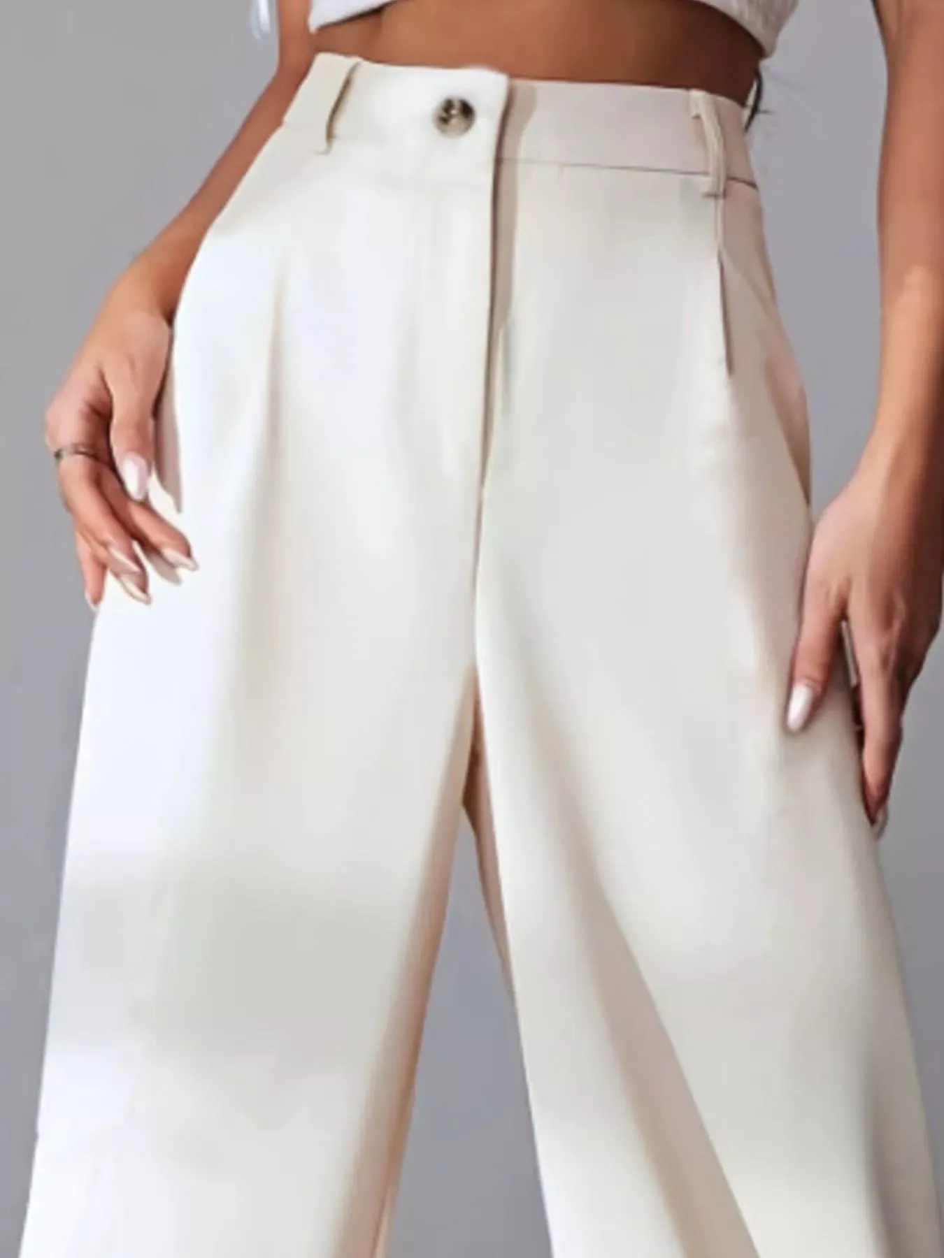 Wide Leg Pleated Pants sold by Charming Charlie product image thumbnail 3