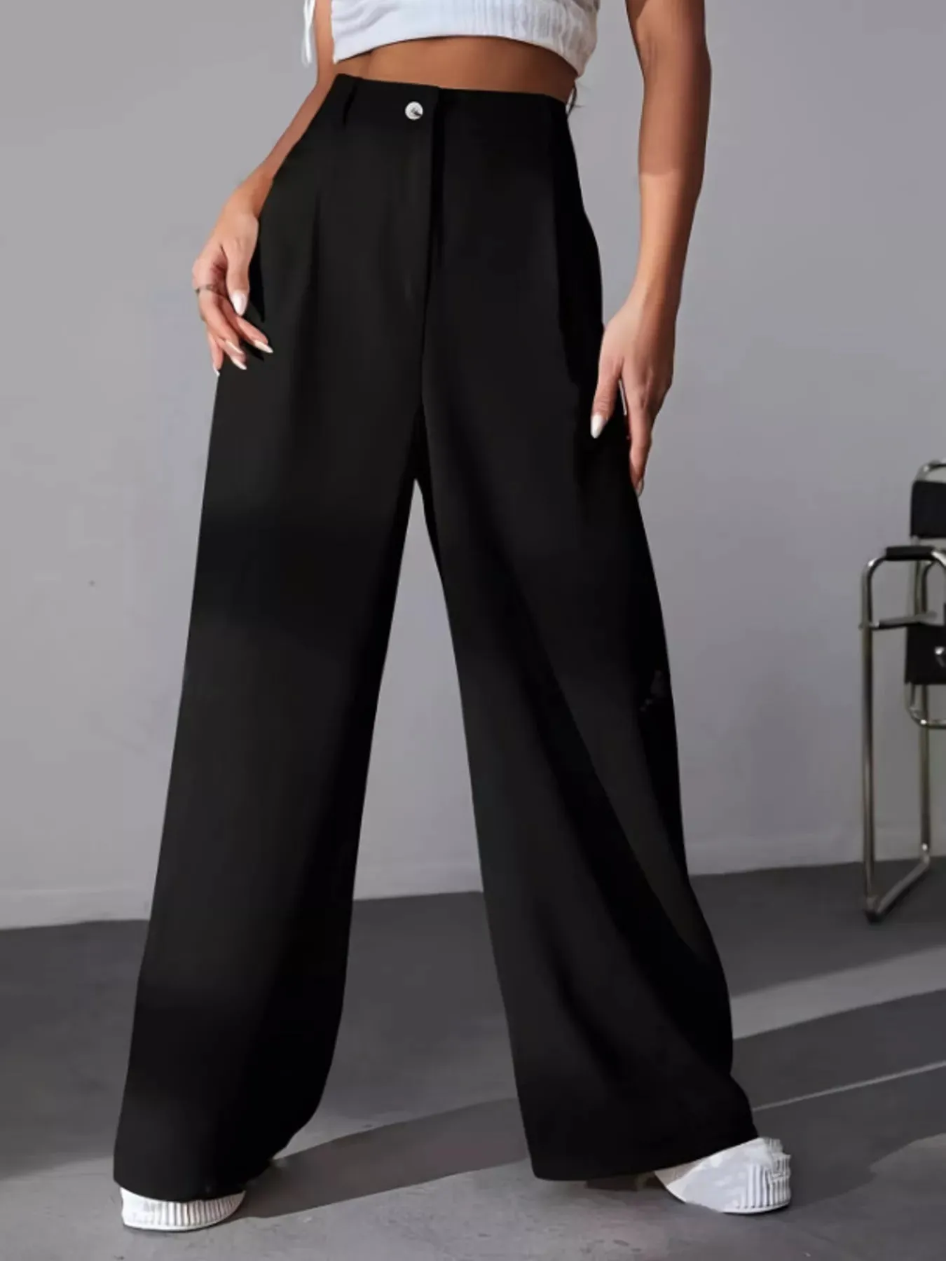 Wide Leg Pleated Pants sold by Charming Charlie product image thumbnail 4