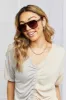 Tortoiseshell Square Polycarbonate Frame Sunglasses sold by Charming Charlie