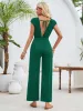 Twisted Round Neck Cap Sleeve Jumpsuit sold by Charming Charlie
