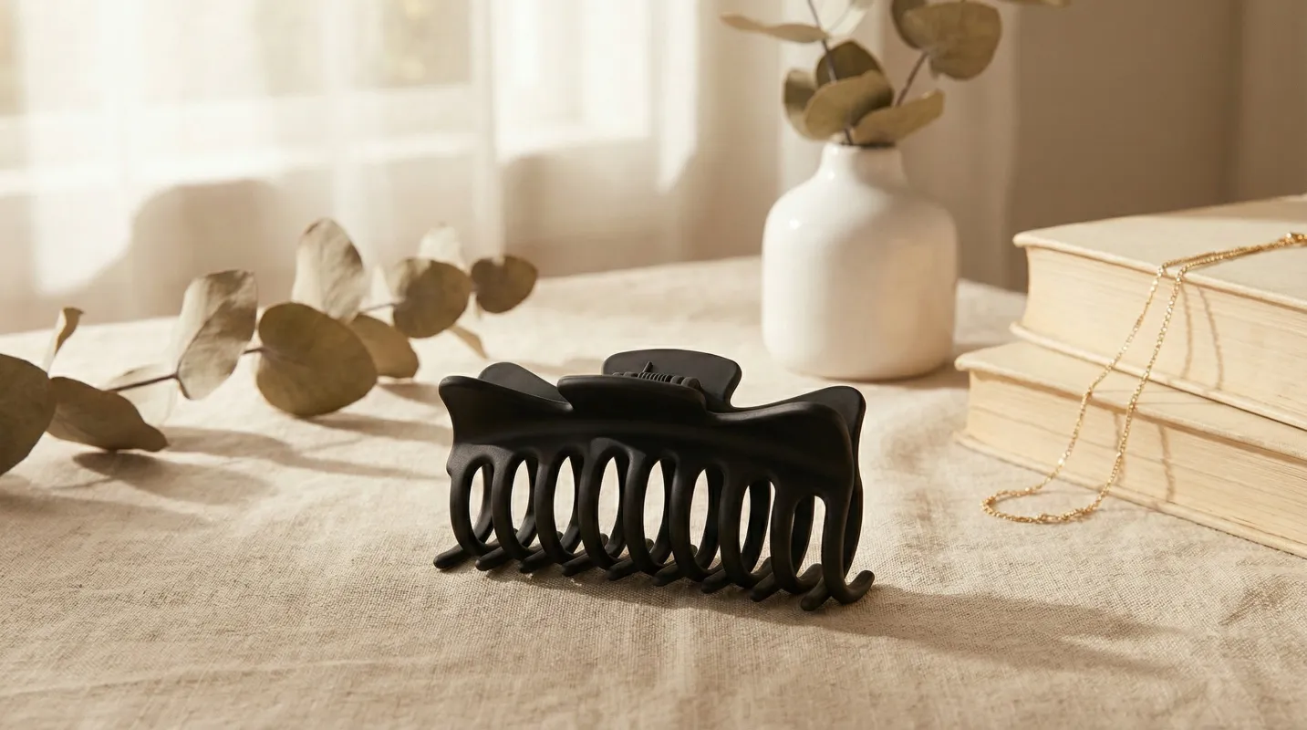 Large Black Hair Clamp sold by Charming Charlie