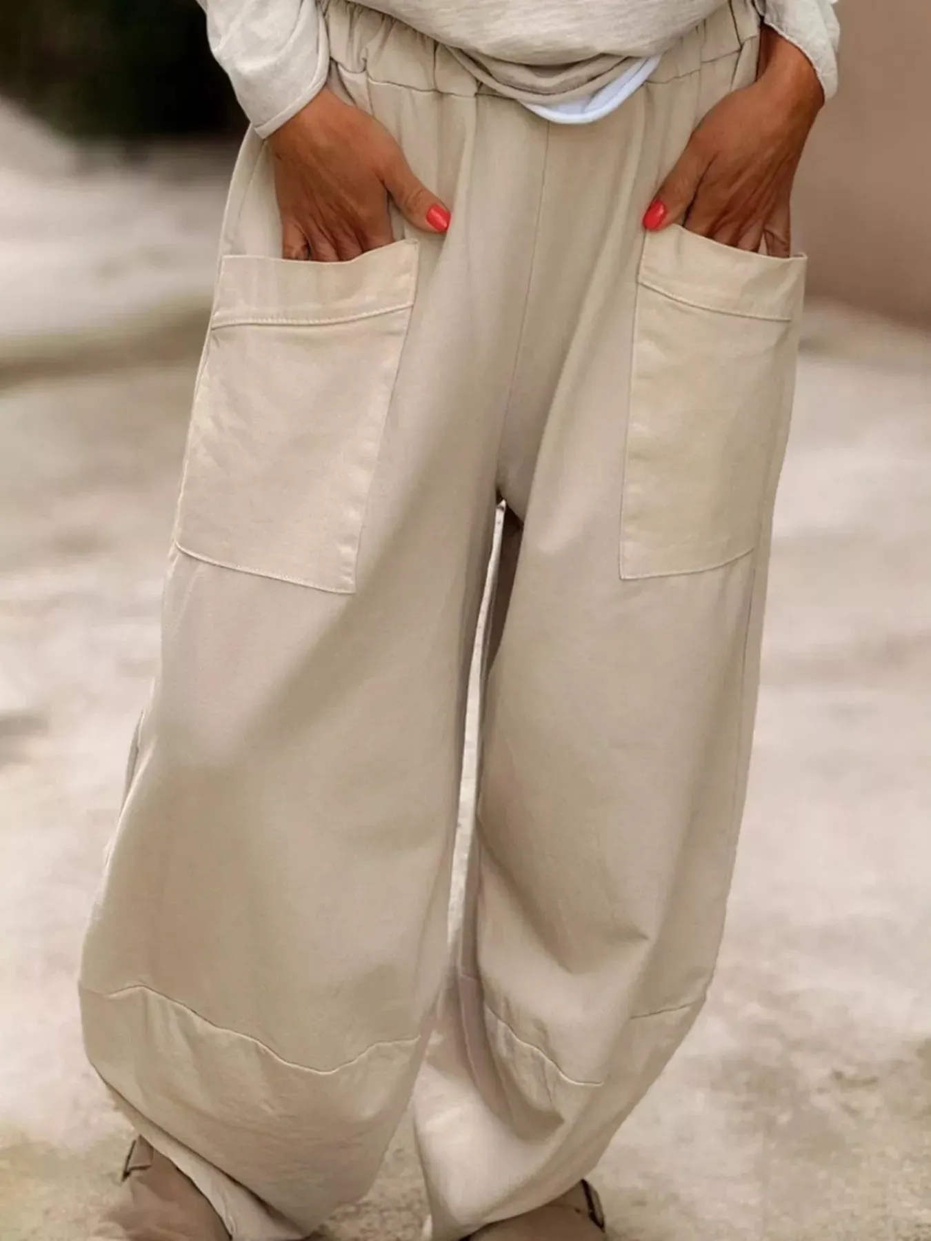 Plus Size Relaxed Fit Casual Pants sold by Charming Charlie product image thumbnail 5