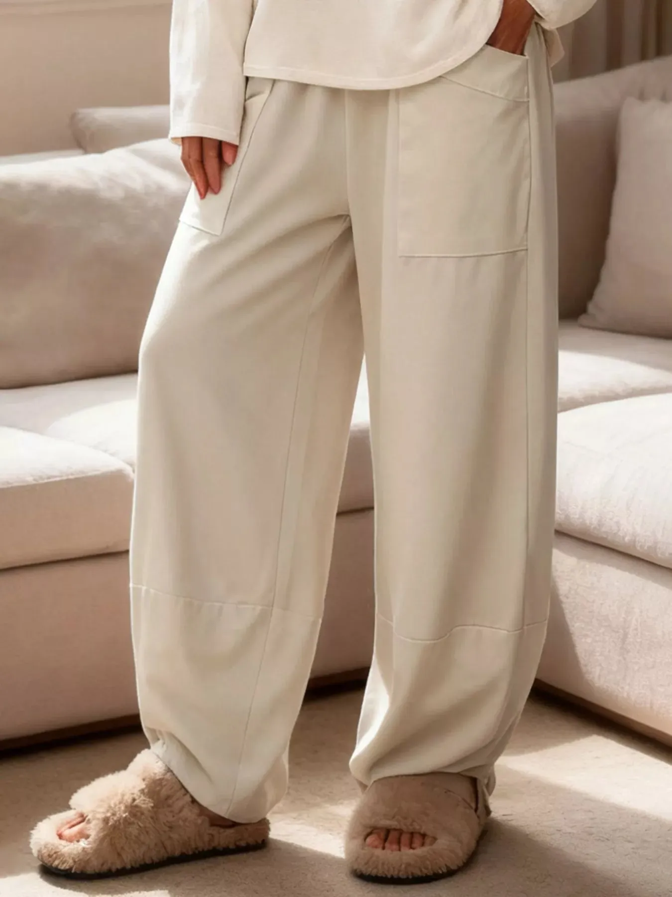 Plus Size Relaxed Fit Casual Pants sold by Charming Charlie