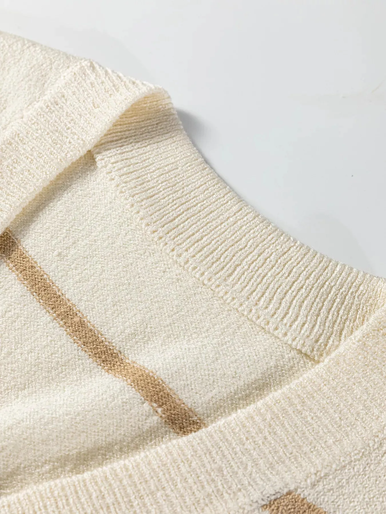 Striped Button-Down Sweater Vest sold by Charming Charlie product image thumbnail 4