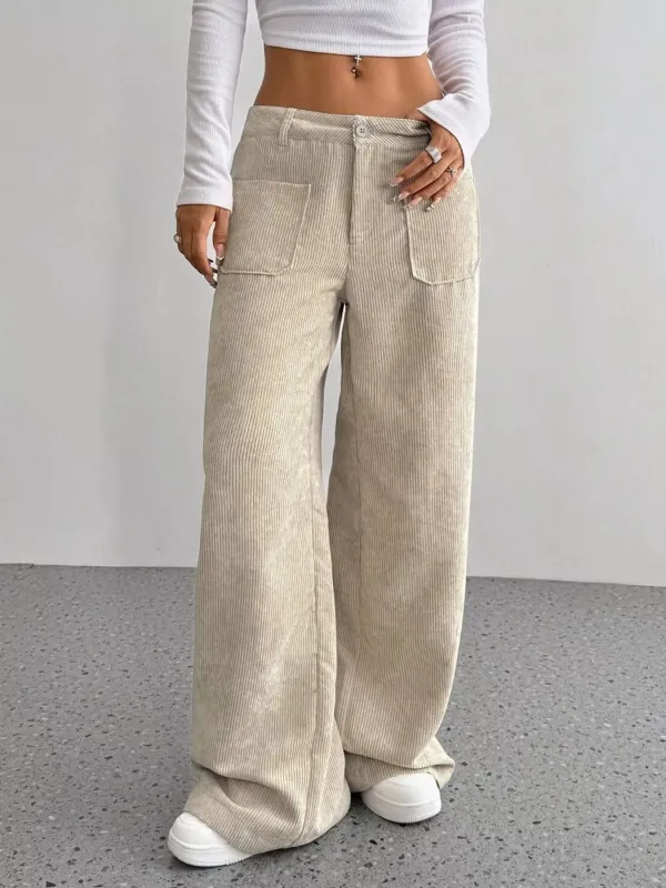 Corduroy Wide Leg Pants sold by Charming Charlie
