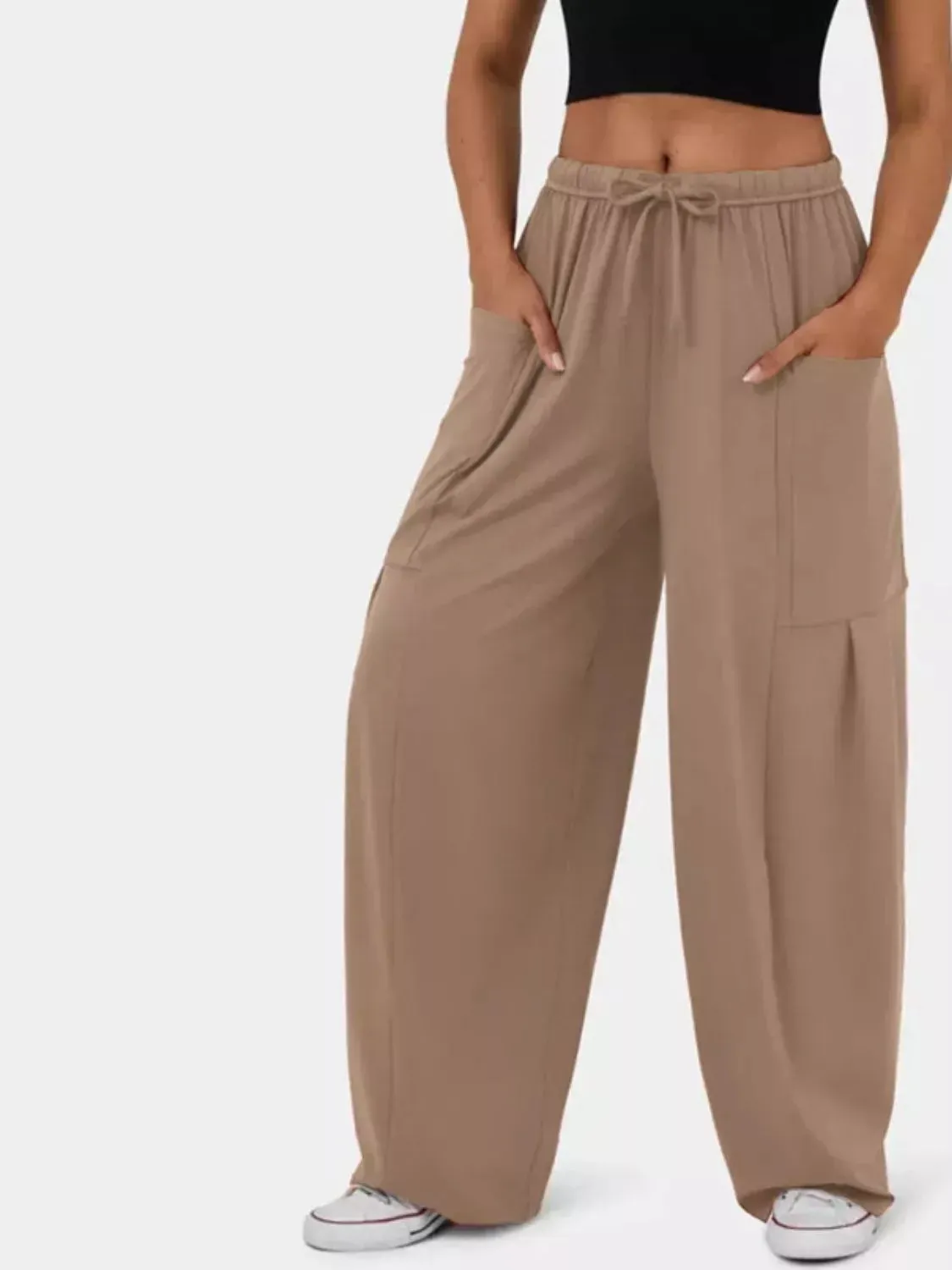 Relaxed Fit Drawstring Pants sold by Charming Charlie product image thumbnail 4