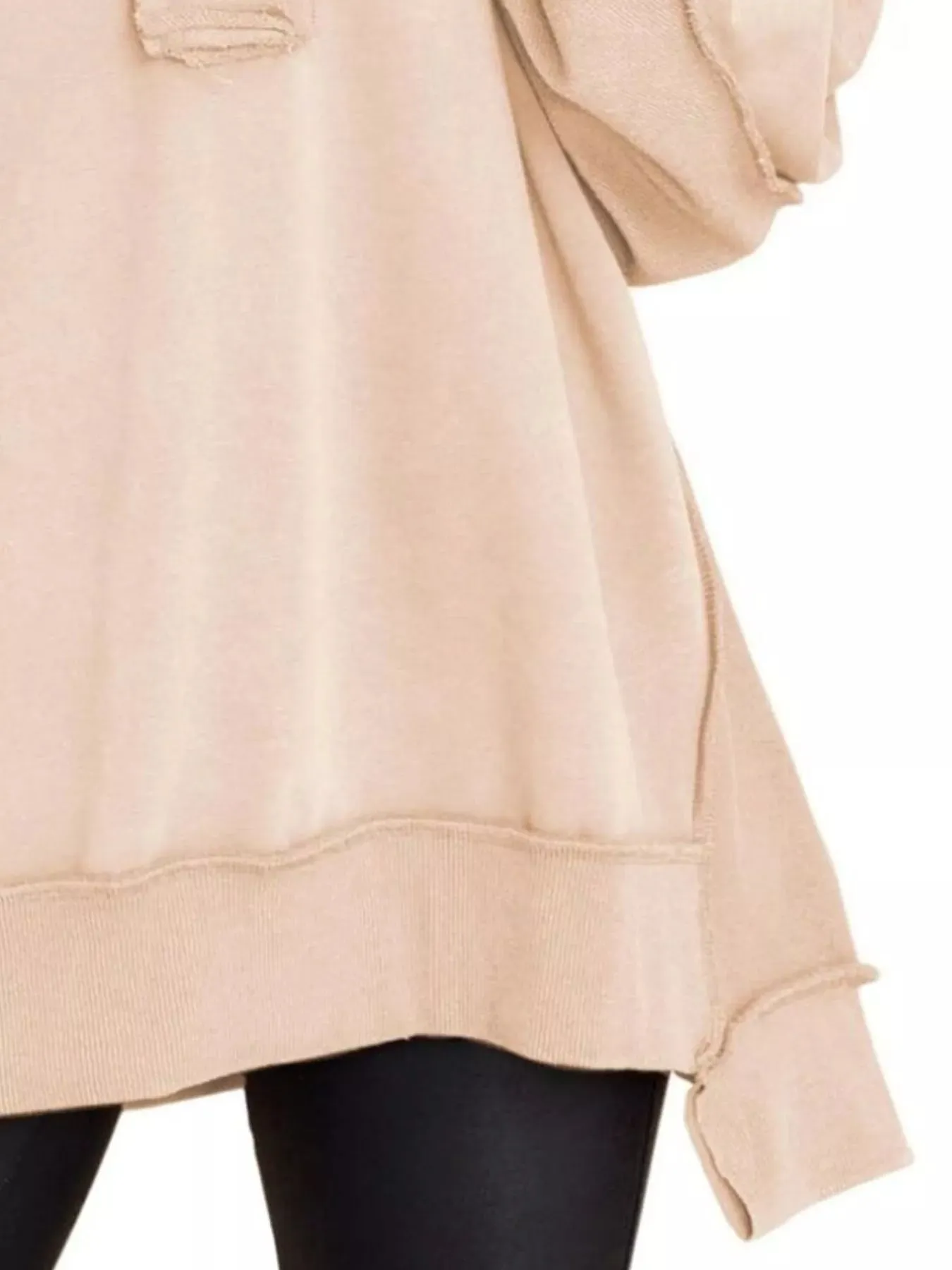 Half Snap Long Sleeve Sweatshirt sold by Charming Charlie product image thumbnail 3