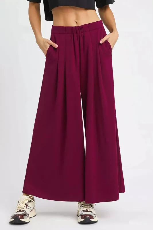 Umgee Wide Leg Pants with Pockets sold by Charming Charlie