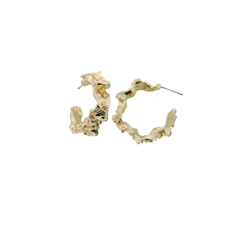 Gold Scrunchy Hoop sold by Charming Charlie