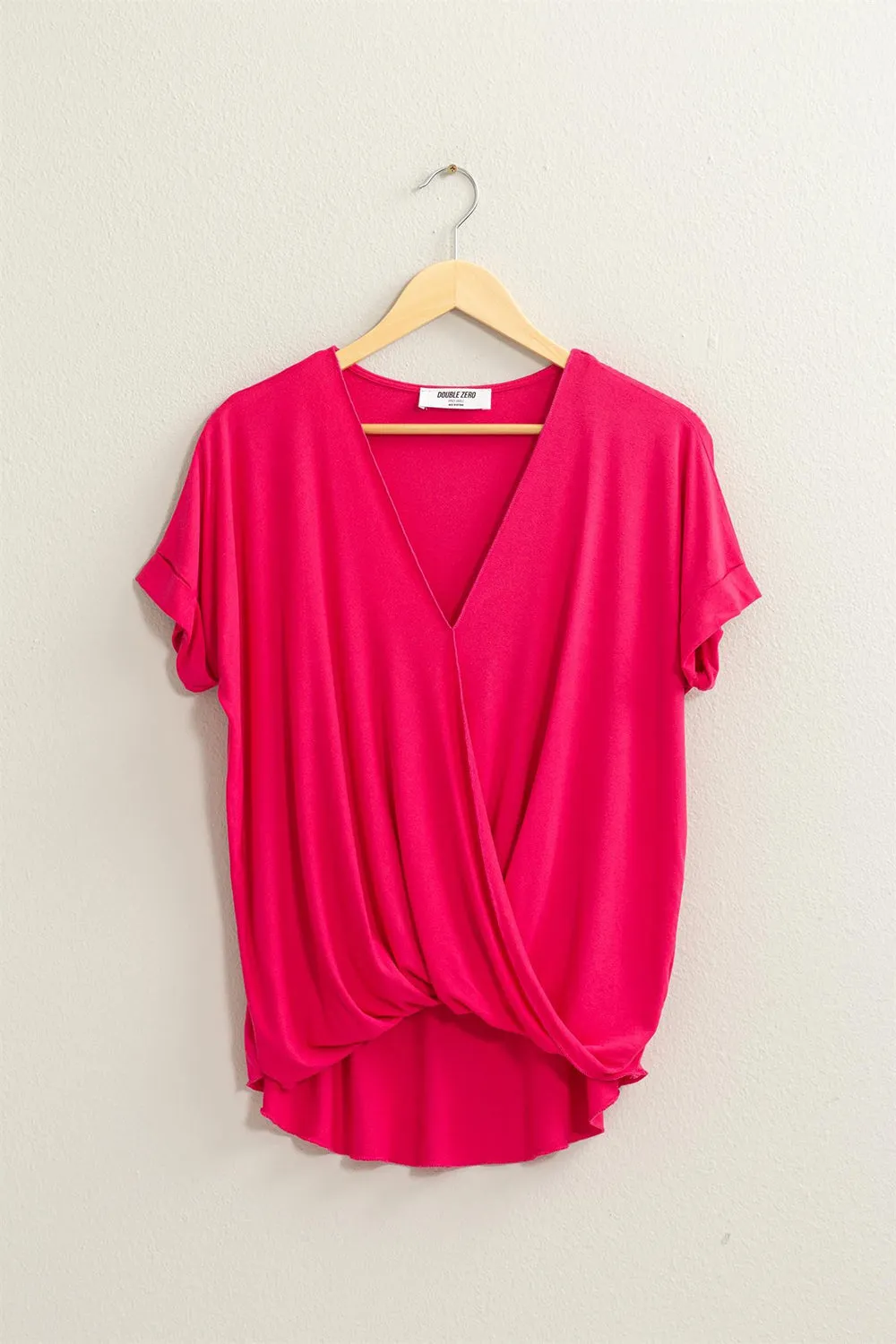 HYFVE Short Sleeve Surplice Top sold by Charming Charlie product image thumbnail 3