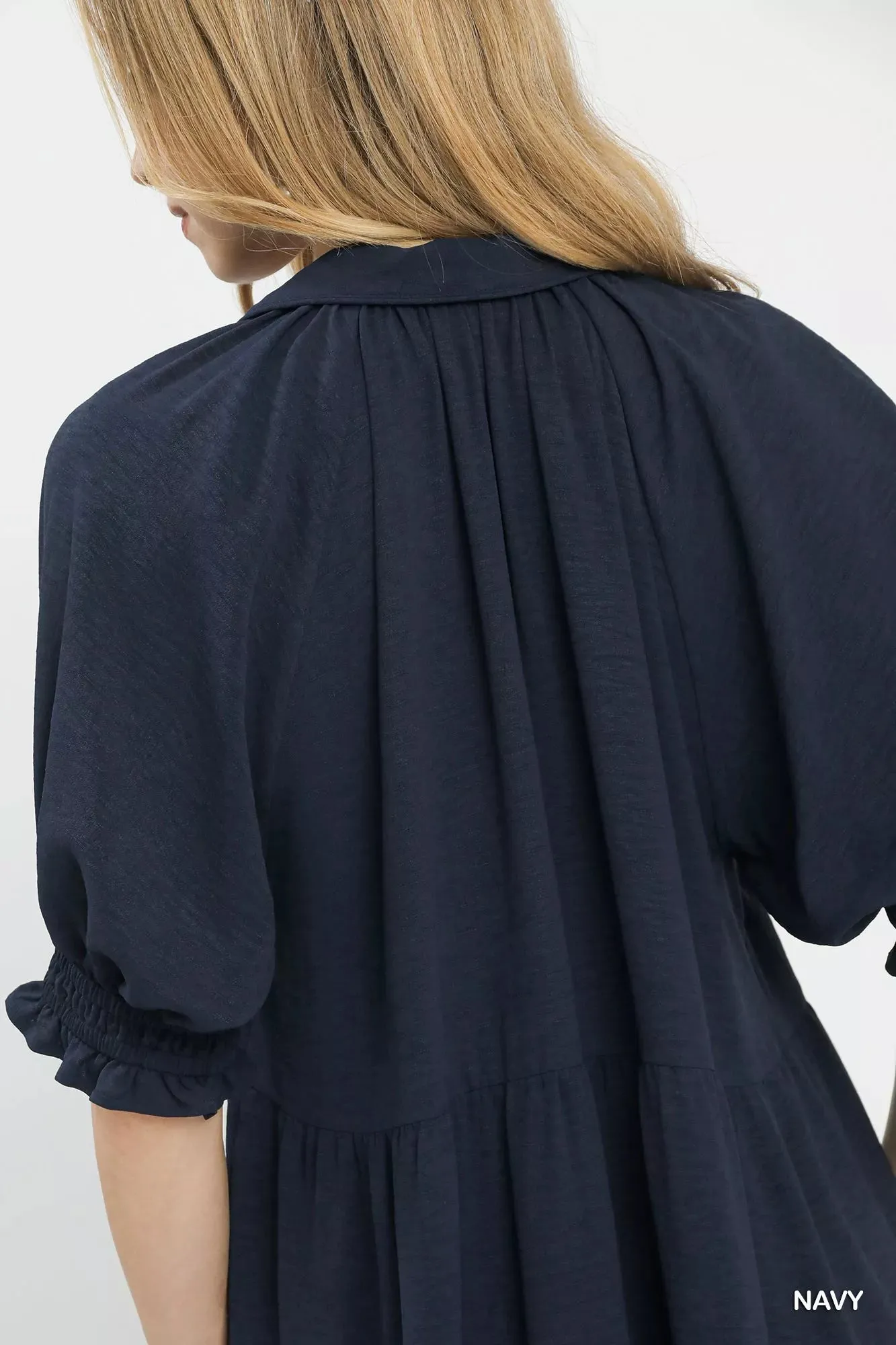 Umgee Solid Tiered Midi Dress sold by Charming Charlie product image thumbnail 5