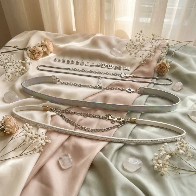 Silver Choker and Earring Set sold by Charming Charlie