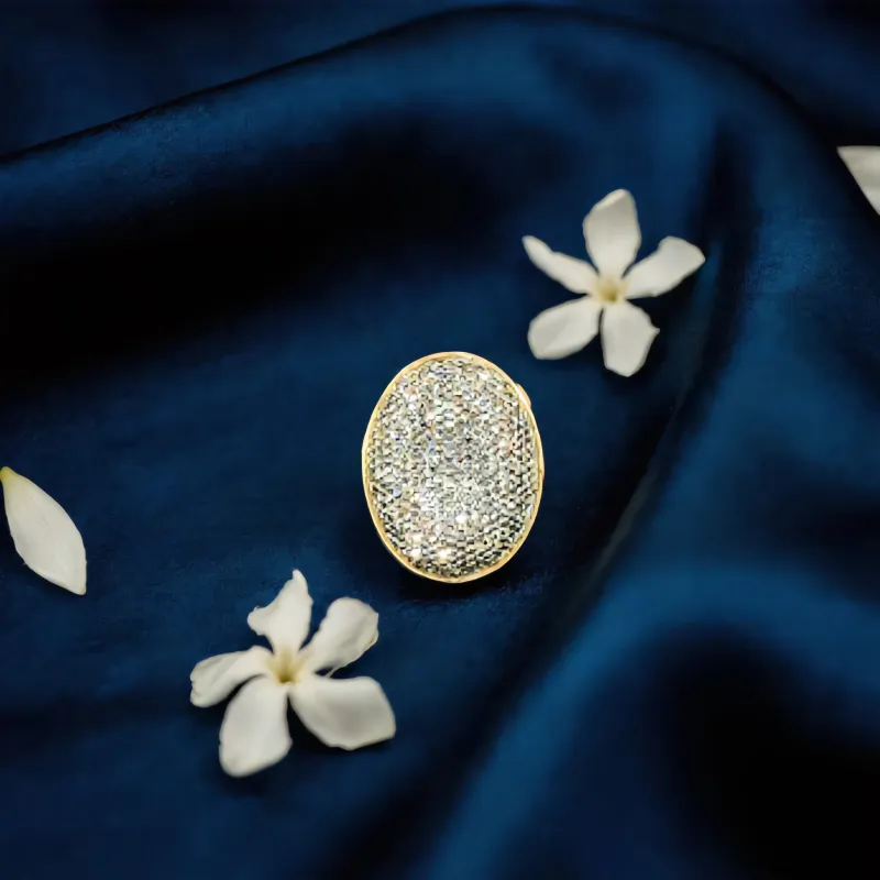 Gold-Tone Oval Druzy Statement Pendant sold by Charming Charlie