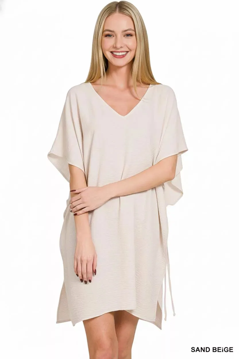 Zenana Woven Airflow Tie Side Cover Up sold by Charming Charlie product image thumbnail 3
