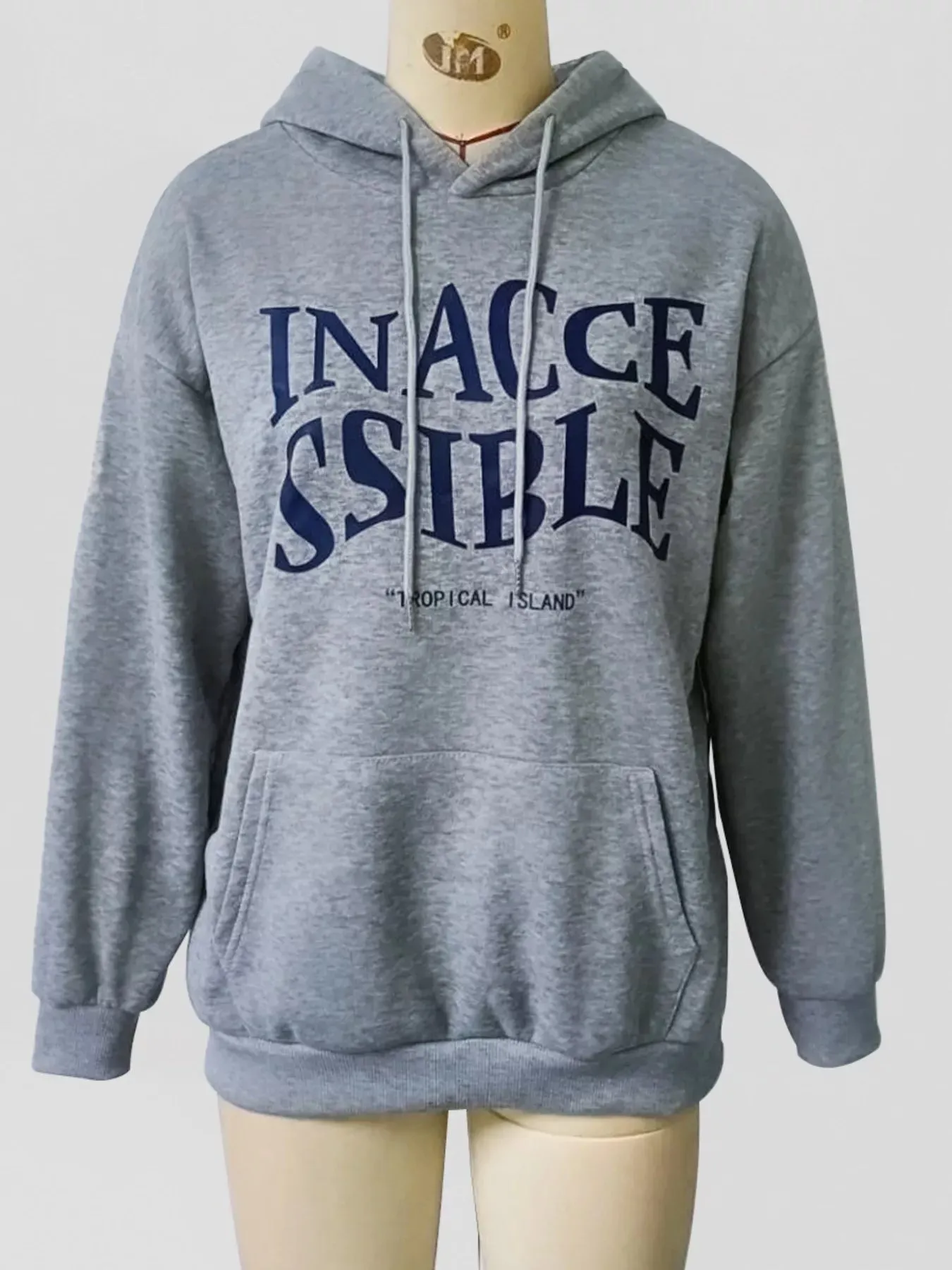 Kangaroo Pocket Drawstring Hoodie sold by Charming Charlie product image thumbnail 5