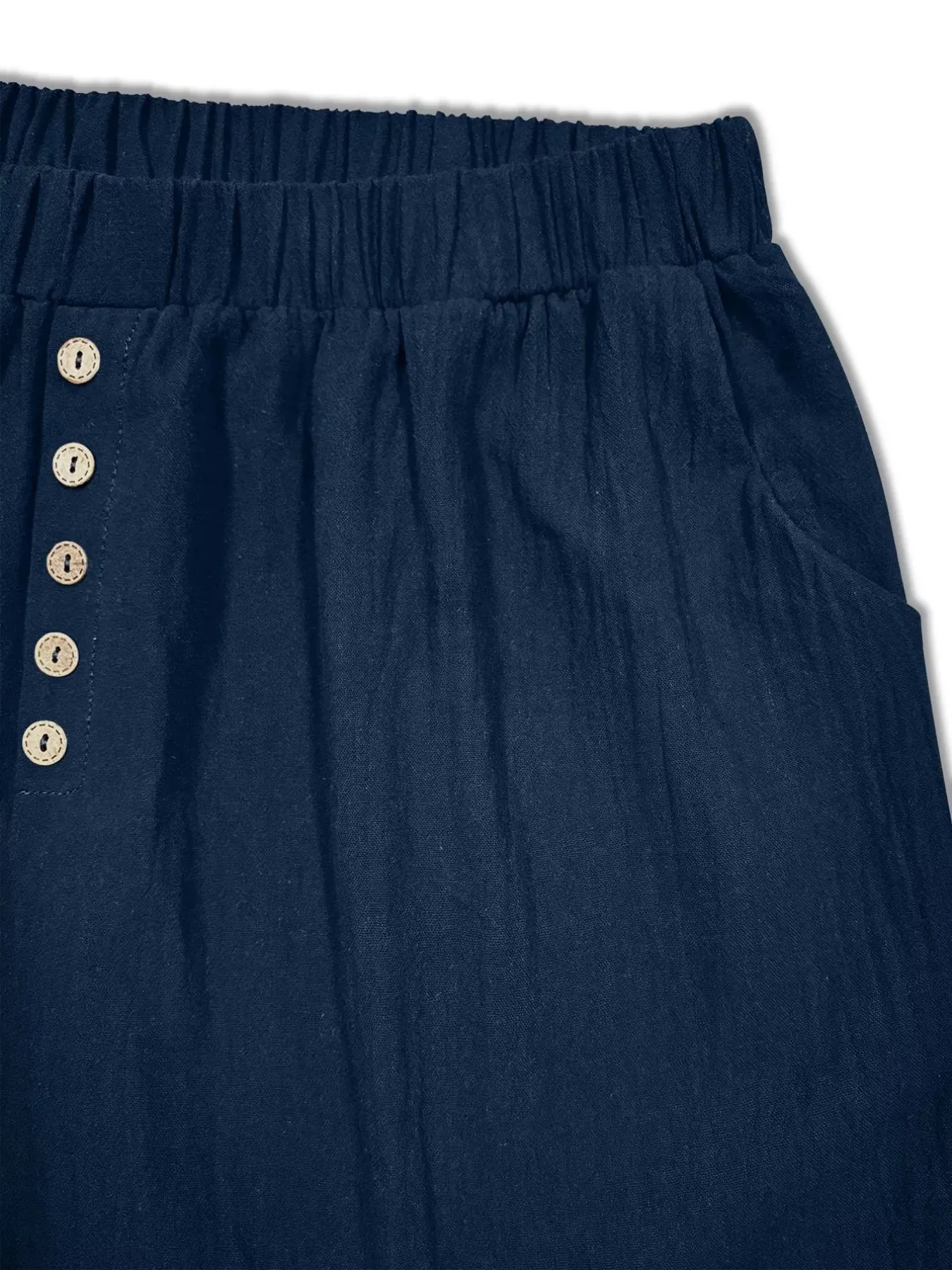 Plus Size Elastic Waist Casual Shorts sold by Charming Charlie product image thumbnail 5