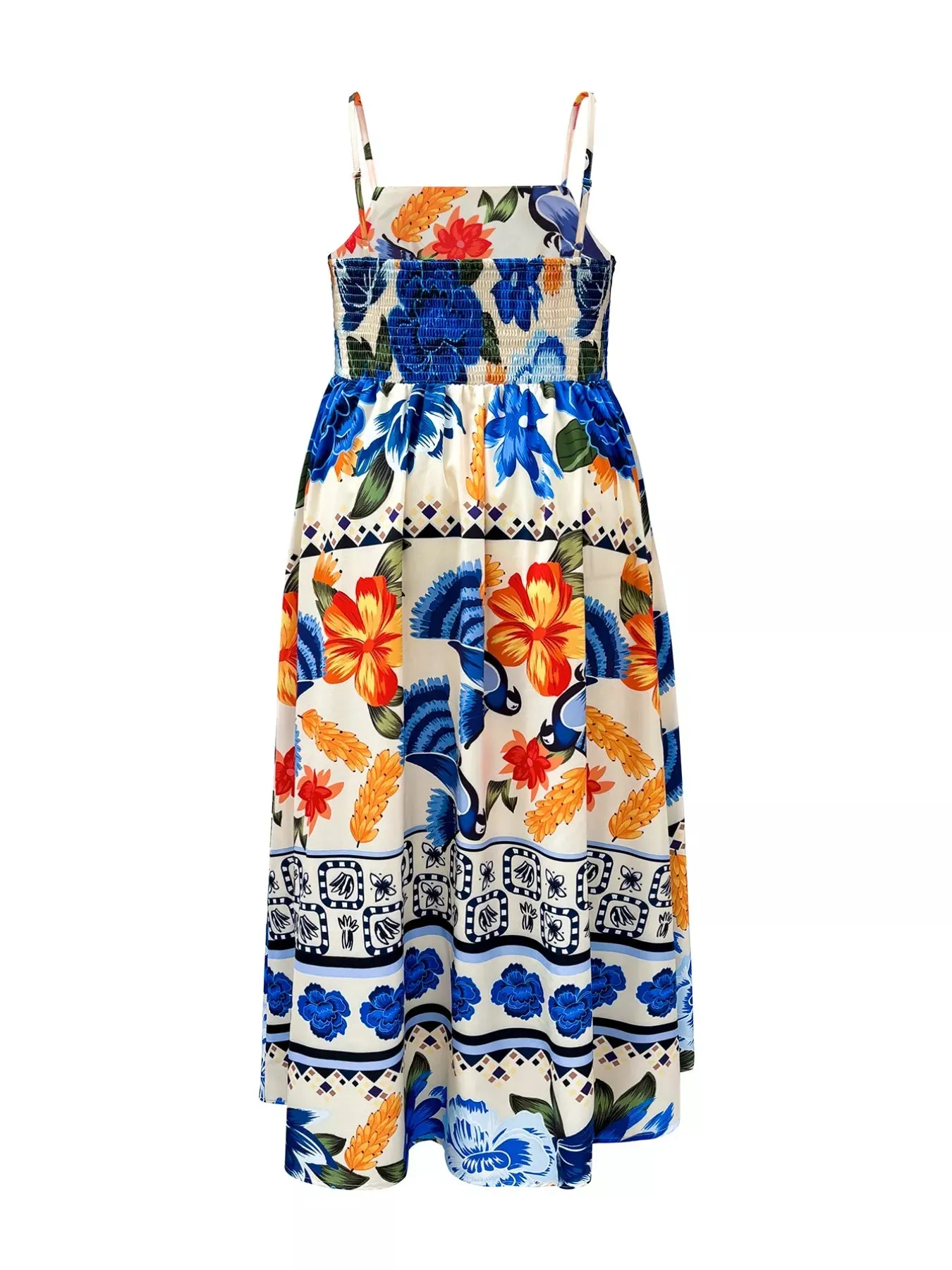 Plus Size Floral Print Spaghetti Strap Maxi Dress sold by Charming Charlie product image thumbnail 3