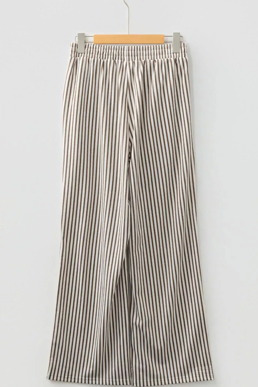 Stripe Elastic High Waist Pocketed Loose Pants sold by Charming Charlie product image thumbnail 4