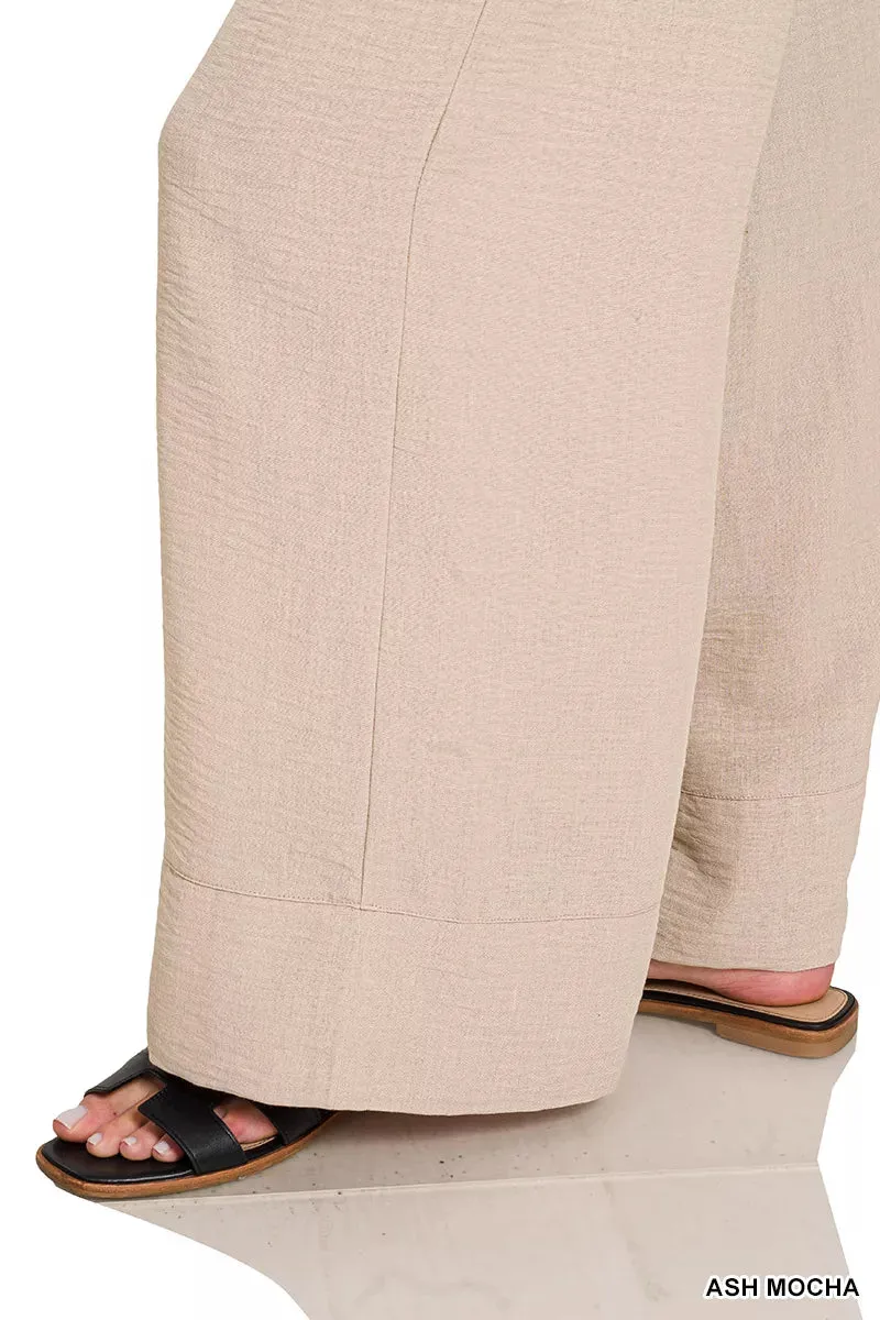 Zenana Woven Airflow Drawstring Pants sold by Charming Charlie product image thumbnail 5