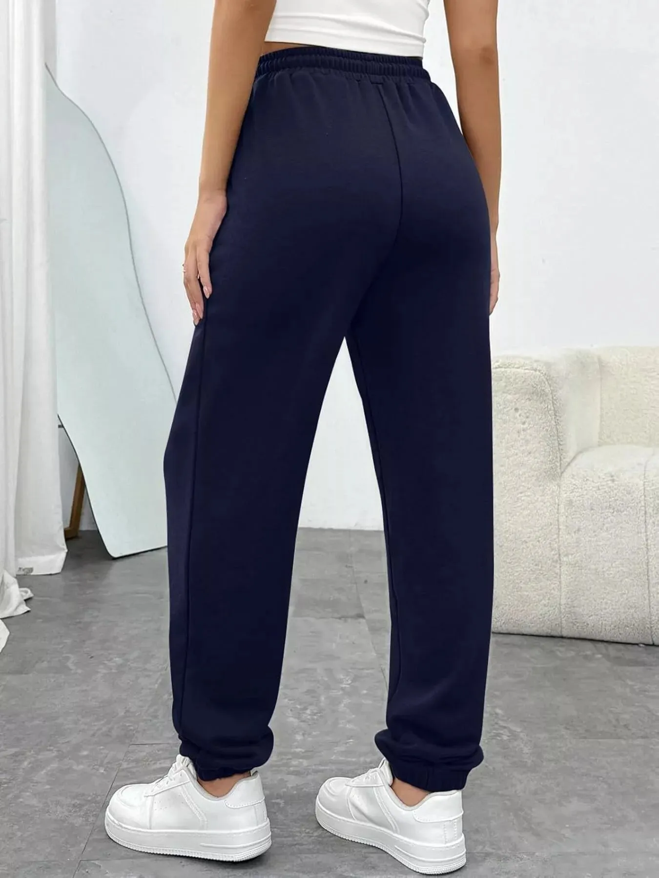 Drawstring Waist Joggers sold by Charming Charlie product image thumbnail 2