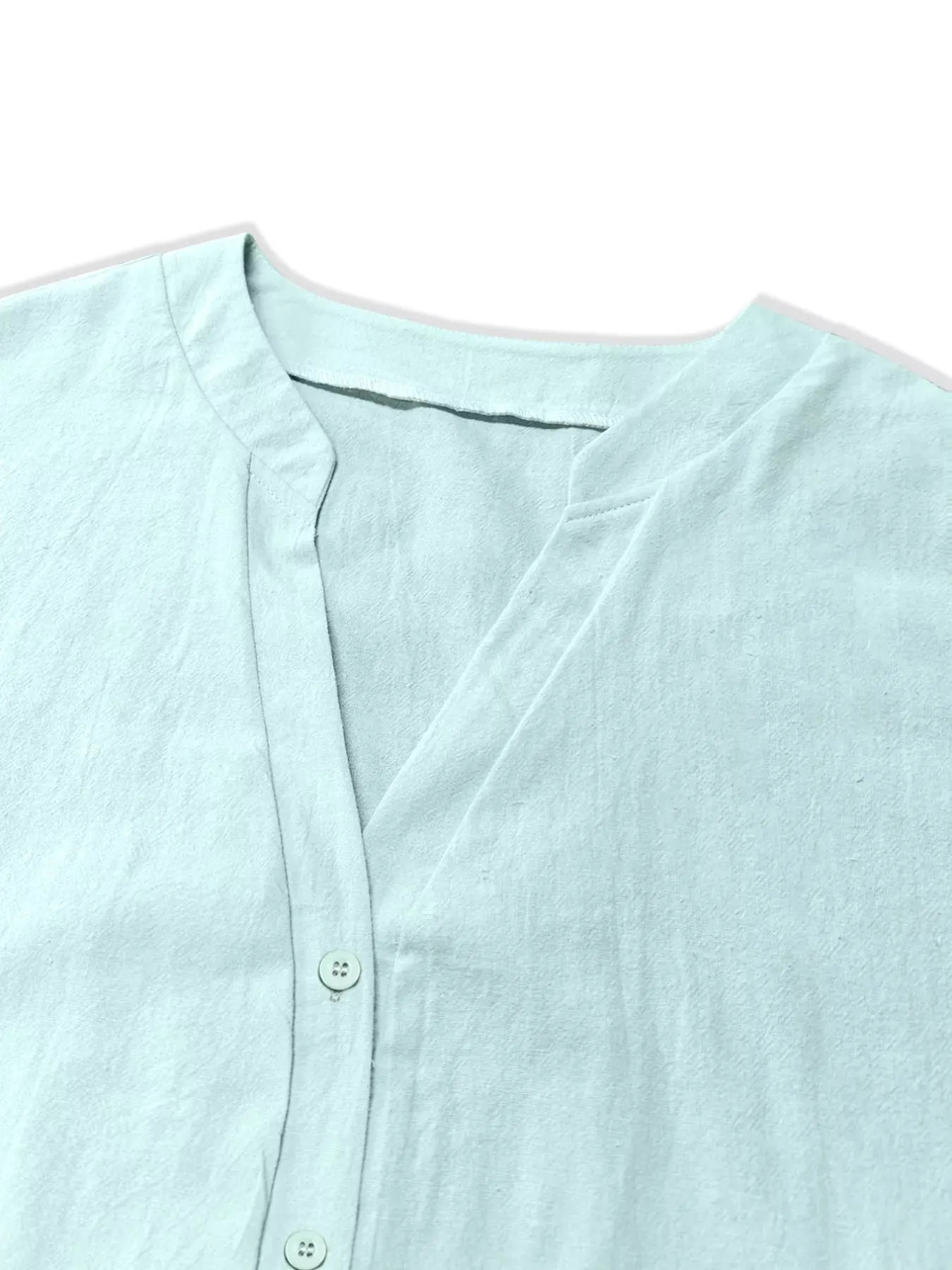 Plus Size Casual Button-Down Short Sleeve Dress sold by Charming Charlie product image thumbnail 4