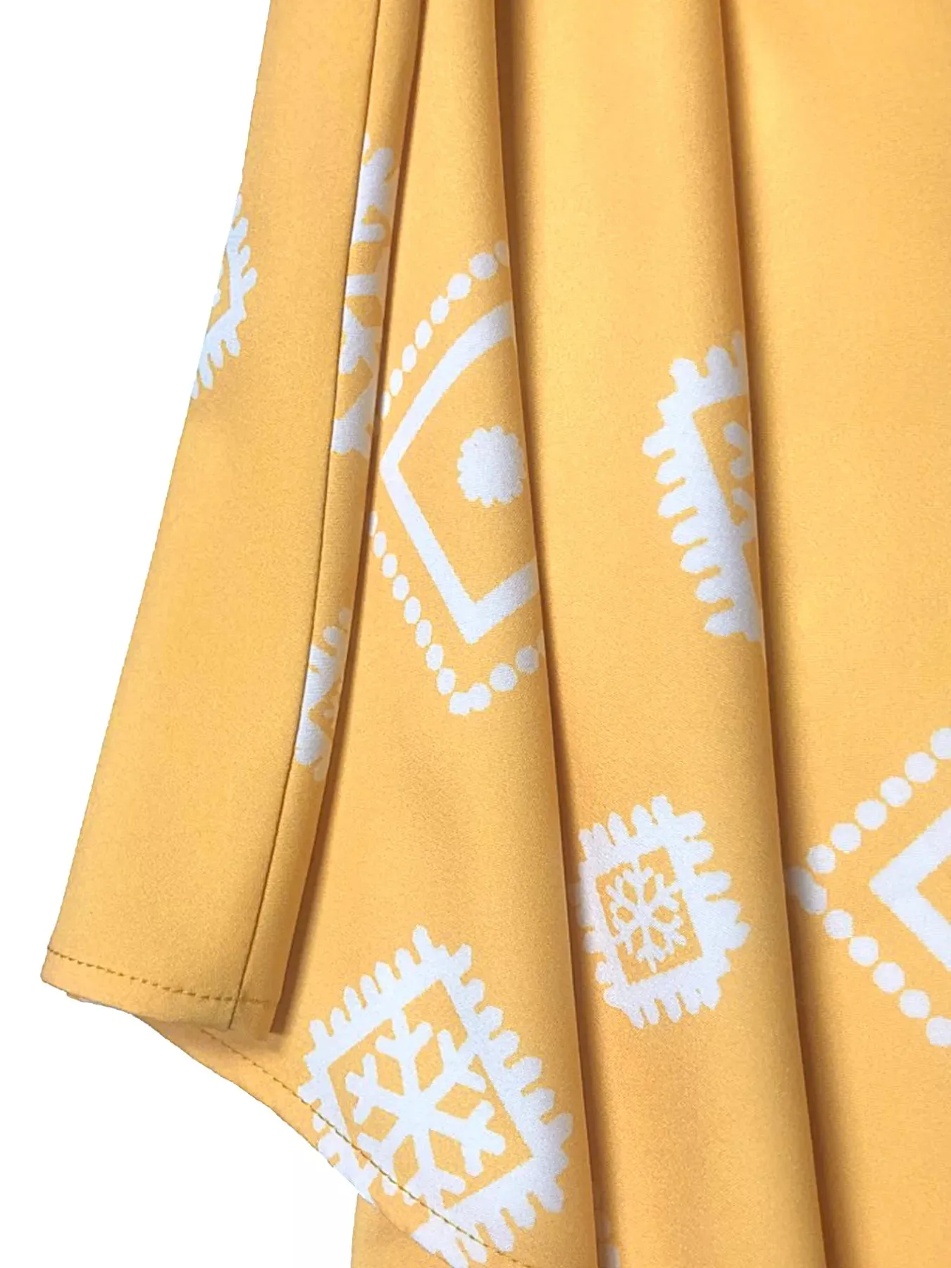 Notched 3/4 Sleeve Midi Dress sold by Charming Charlie product image thumbnail 5